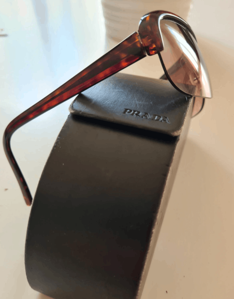 Miu Miu × Prada × Vintage PRADA Sunglasses Flame Star Mask Wrap Shield Vintage Size ONE SIZE - 2 Thumbnail