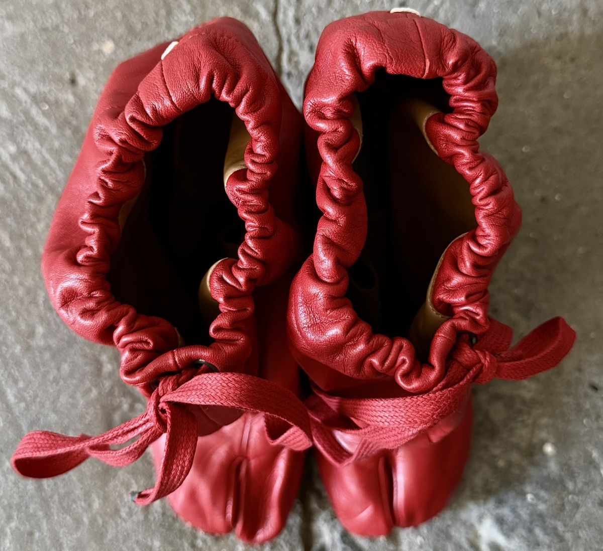 Maison Margiela Maison Margiela - SS2017 - Drawstring Balloon Tabi Boots Size US 6 / IT 36 - 10 Thumbnail