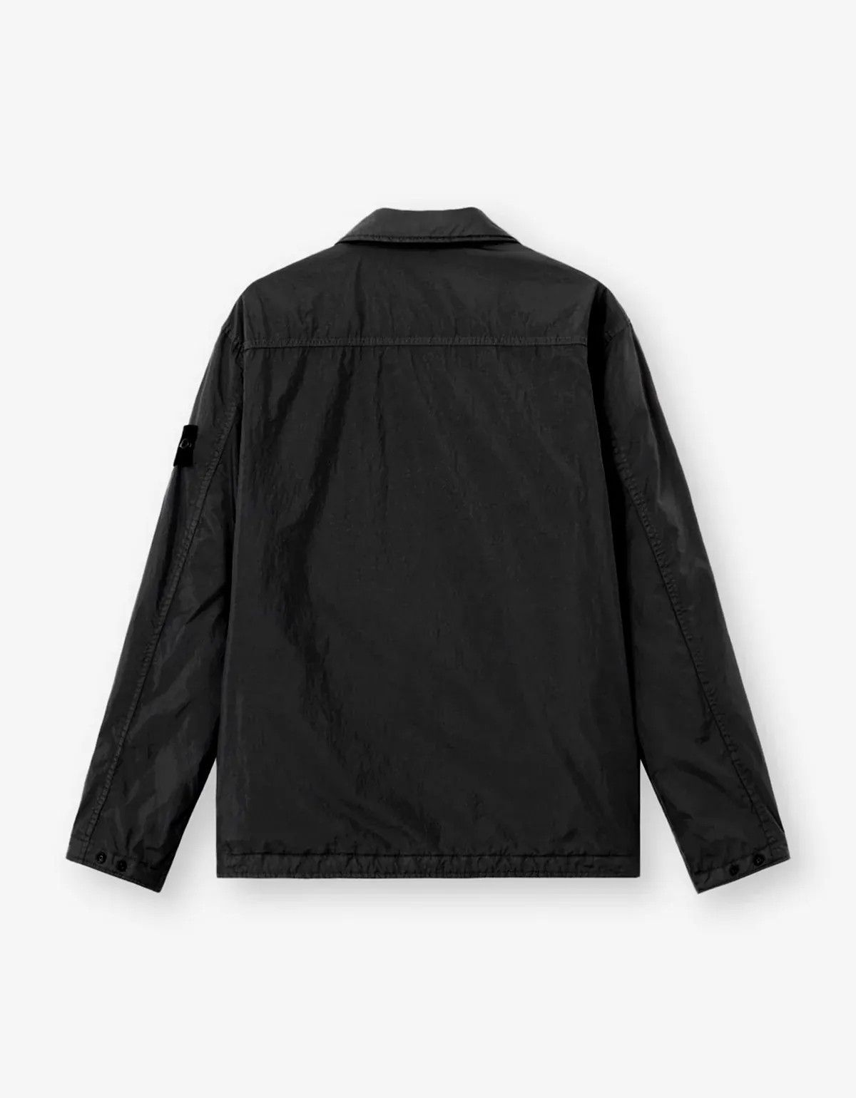 Stone Island Stone Island Black Crinkle Reps NY Overshirt Size US S / EU 44-46 / 1 - 2 Thumbnail