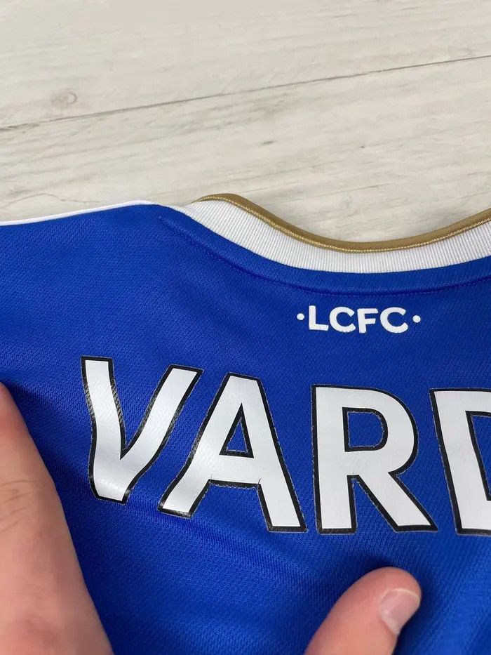 Adidas Adidas Leicester City 2021 2022 Vardy #9 Home Shirt Jersey Size US XS / EU 42 / 0 - 13 Thumbnail