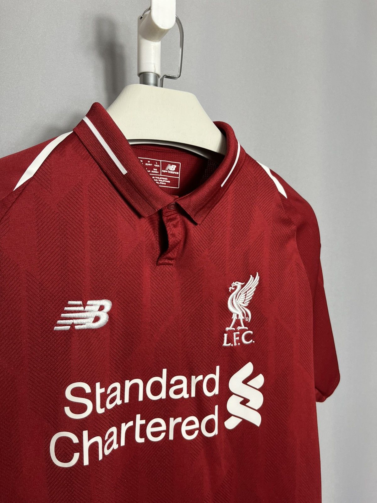 New Balance LIVERPOOL 2018/2019 HOME FOOTBALL SHIRT SOCCER JERSEY Size US M / EU 48-50 / 2 - 3 Thumbnail