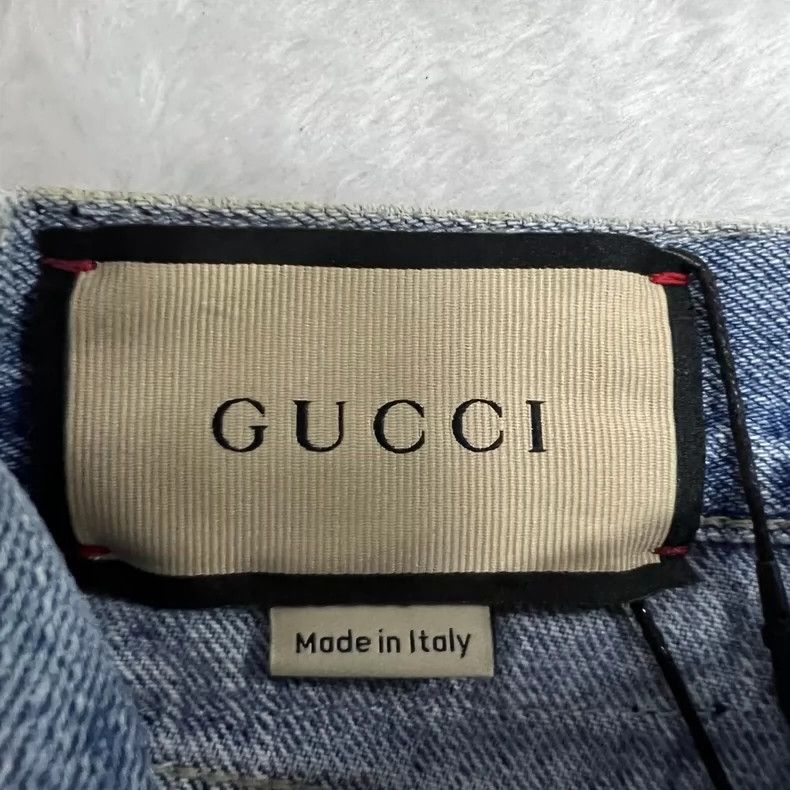 Gucci Gucci Washed and destroyed denim shorts 2502-Nextarrow Size US 28 / EU 44 - 3 Thumbnail