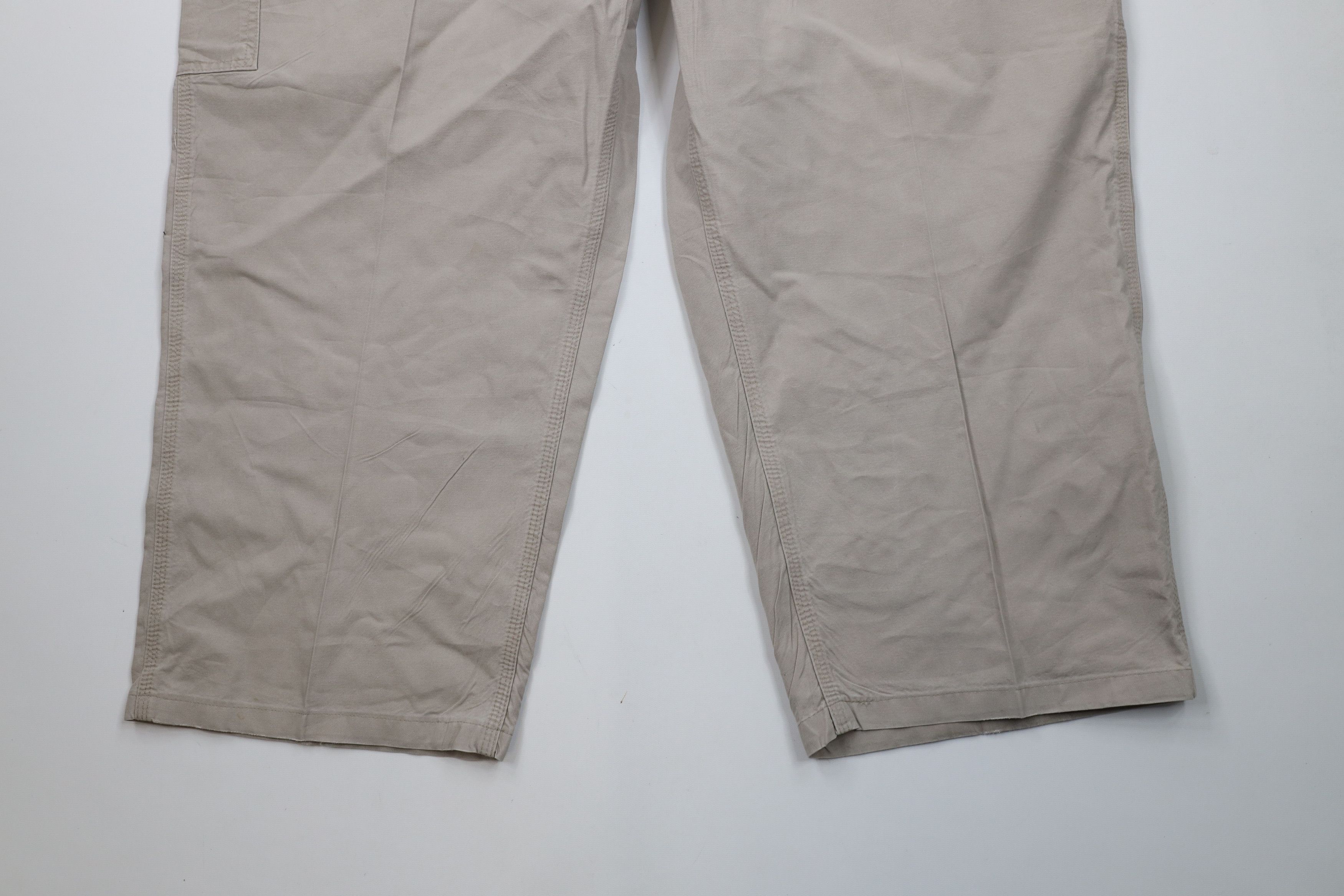 Carhartt × Vintage Vintage Y2K Carhartt Original Fit Wide Leg Pants Beige Tan Size US 44 / EU 60 - 4 Thumbnail