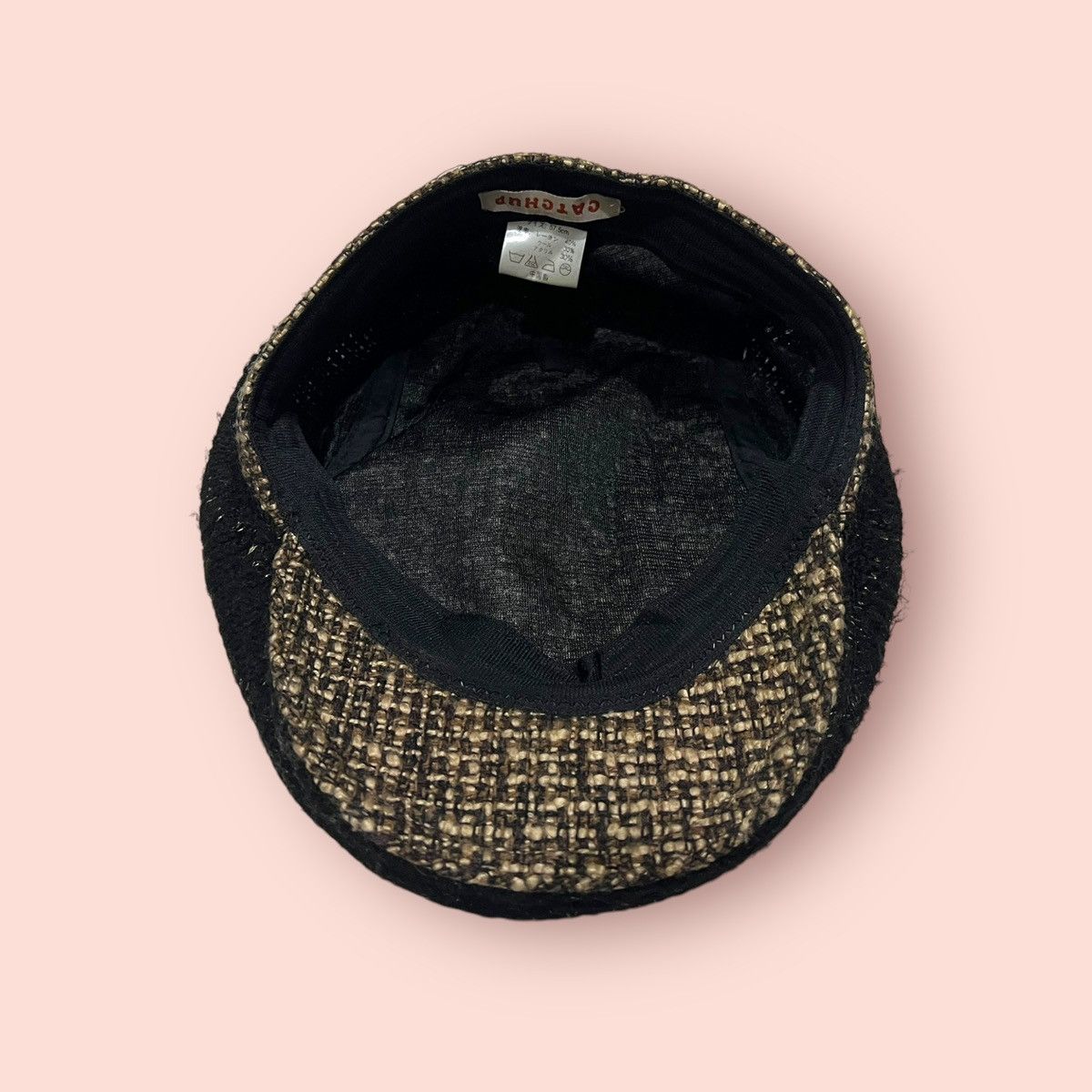 Japanese Brand × Le Grande Bleu (L.G.B.) RARE VINTAGE CATCHUP KNITTED WOOL BLEND BARETTA Size ONE SIZE - 17 Thumbnail