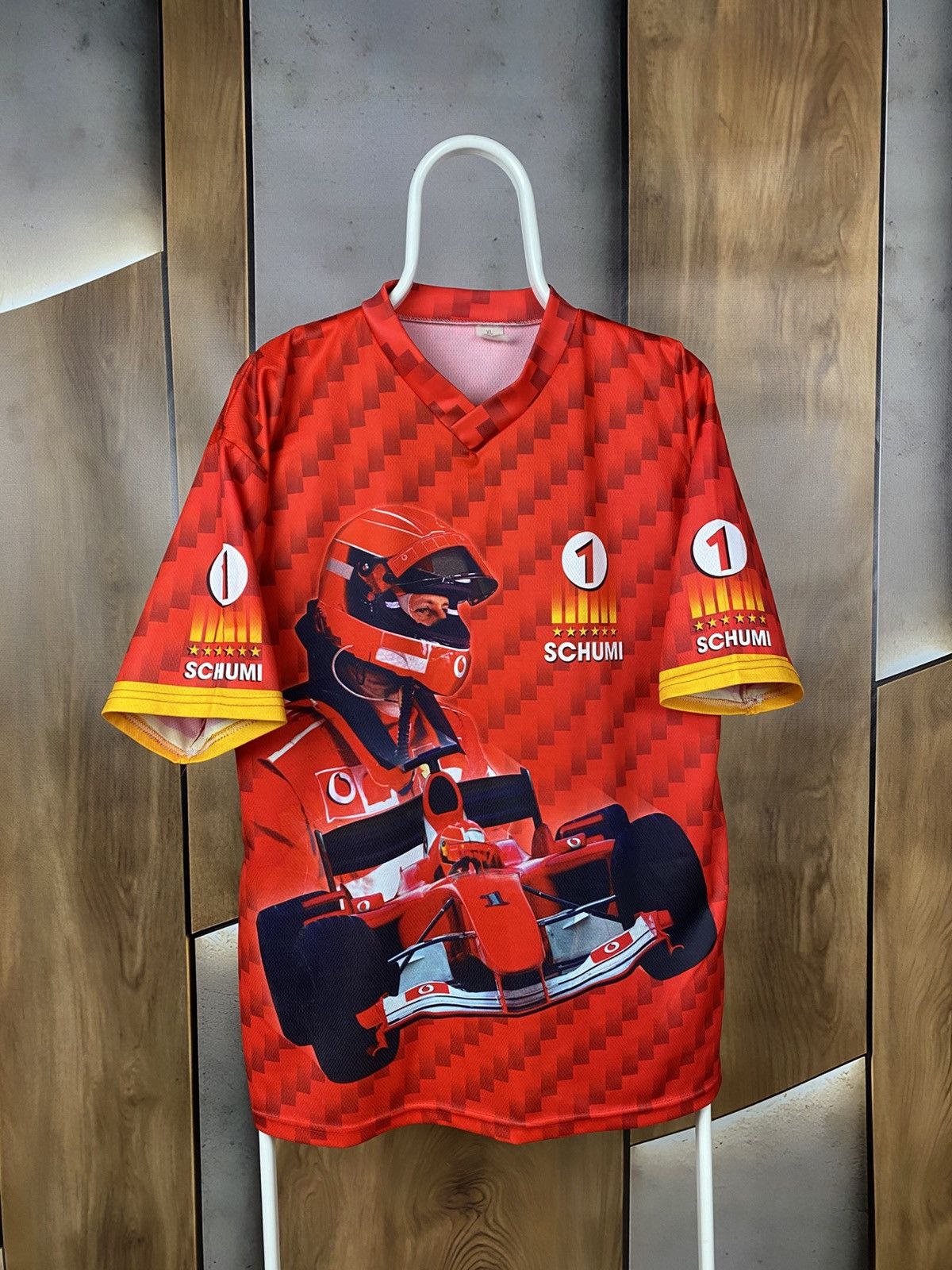 Formula 1 🏎️Vintage 00s T-Shirt Michael Schumacher Ferrari Formula 1 🏎️ Size US XL / EU 56 / 4 - 1 Thumbnail