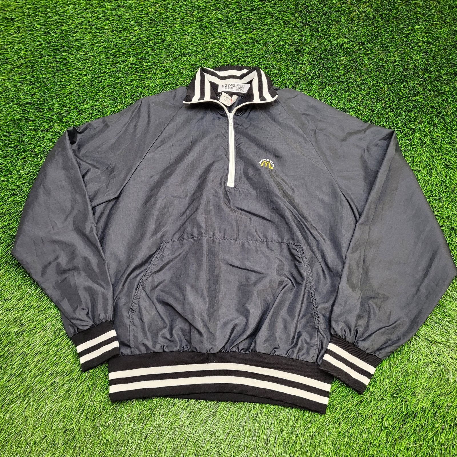 Vintage Vintage King-Louie Bomber Jacket L 25x26 Baggy McDonalds Size US L / EU 52-54 / 3 - 1 Thumbnail
