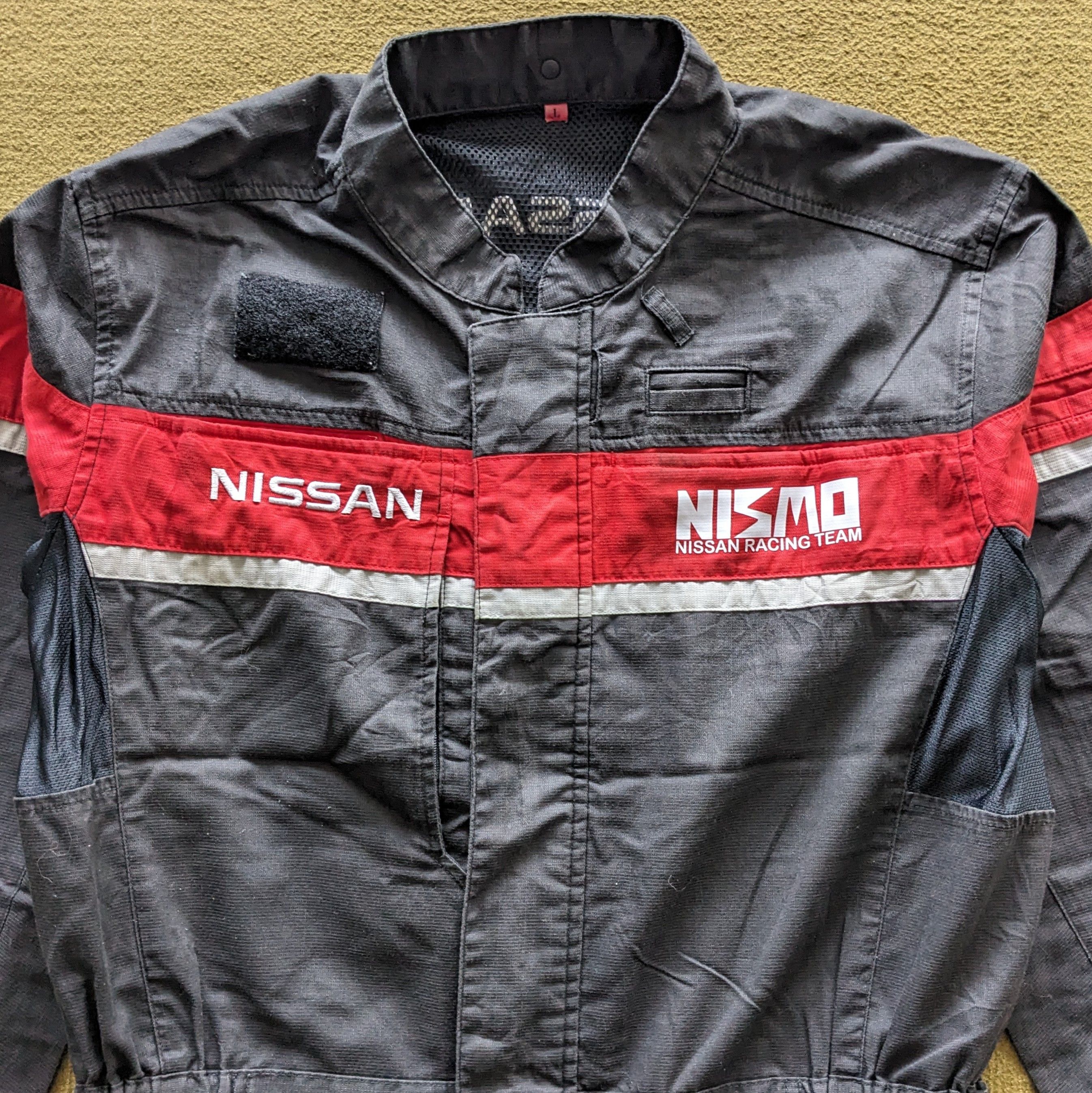 Japanese Brand Vintage NISMO NISSAN Racing Coverall Workwear Custom Jacket Size US M / EU 48-50 / 2 - 2 Thumbnail