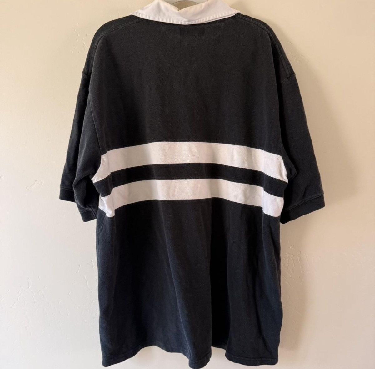 Polo Ralph Lauren Vintage Polo Ralph Lauren Shot Sleeve Rugby Size US XL / EU 56 / 4 - 3 Thumbnail