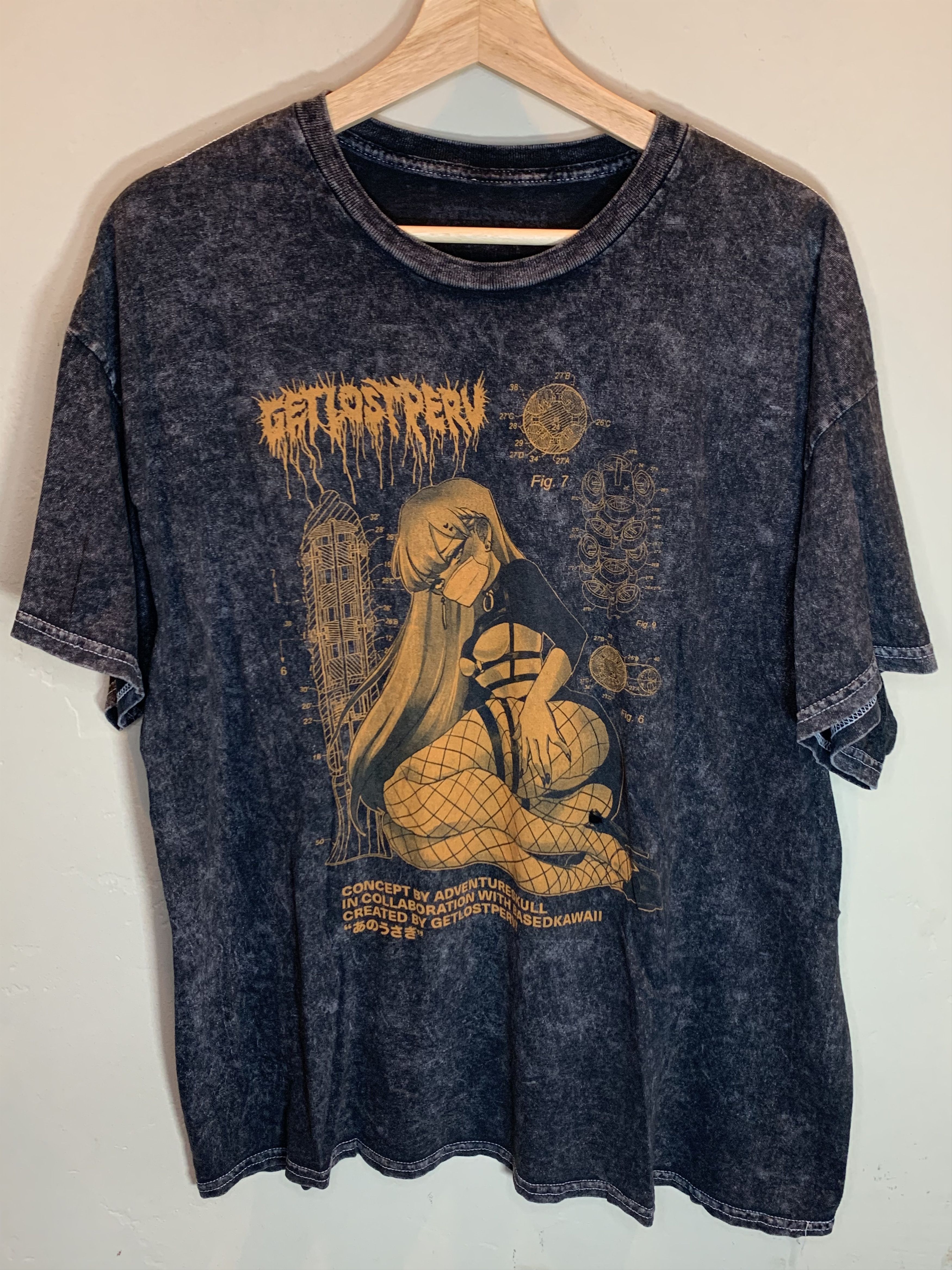 Other *RARE* GetLostPerv! x Based Hawaii Waifu Anime Art T-Shirt Size US L / EU 52-54 / 3 - 1 Thumbnail
