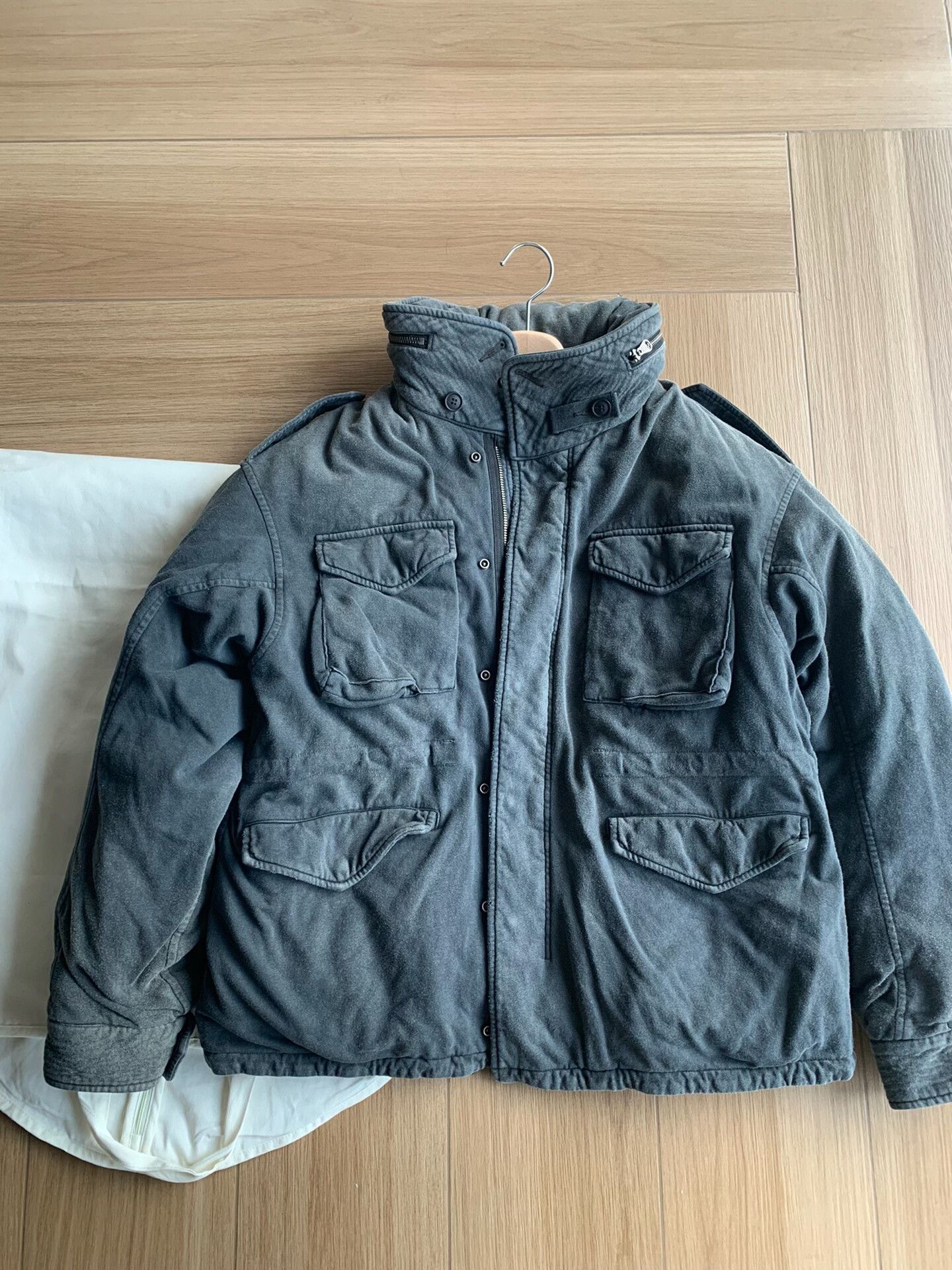 Visvim visvim down military jacket in black Size US XXL / EU 58 / 5 - 1 Thumbnail