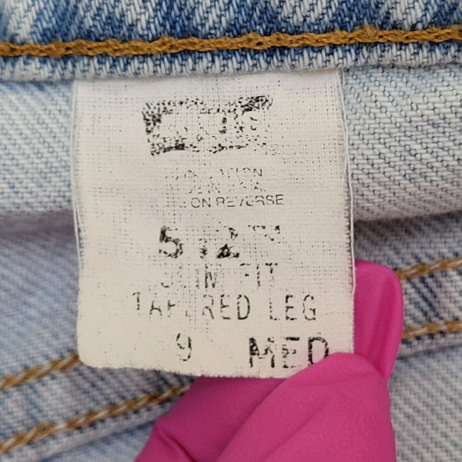 Levi's VTG LEVIS 512 Highrise Jeans Womens 4 26x30 USA Light Wash Size 27" / US 4 / IT 40 - 13 Thumbnail
