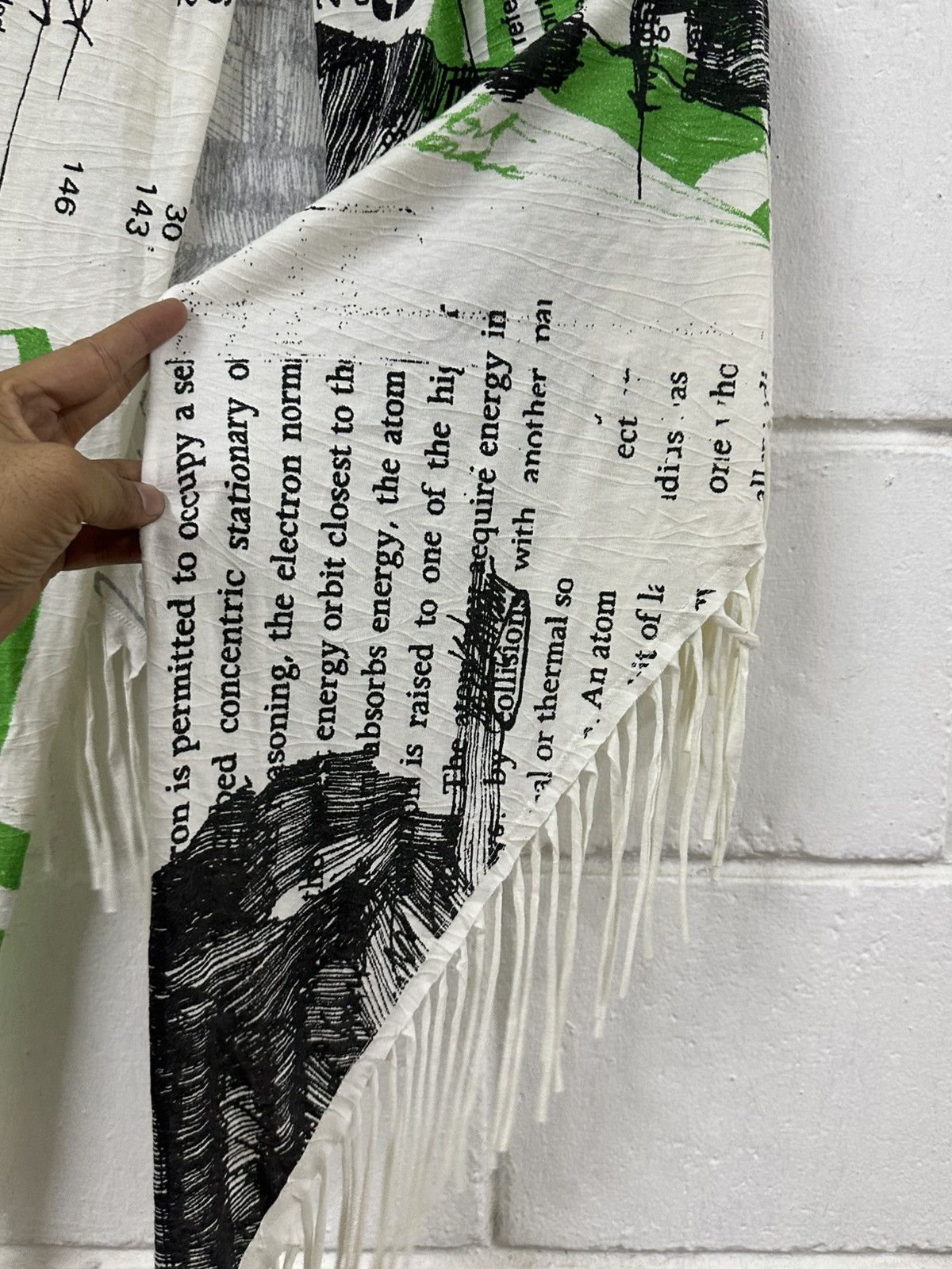 Diesel Diesel Poem Seditionaries Scarf Size ONE SIZE - 6 Thumbnail
