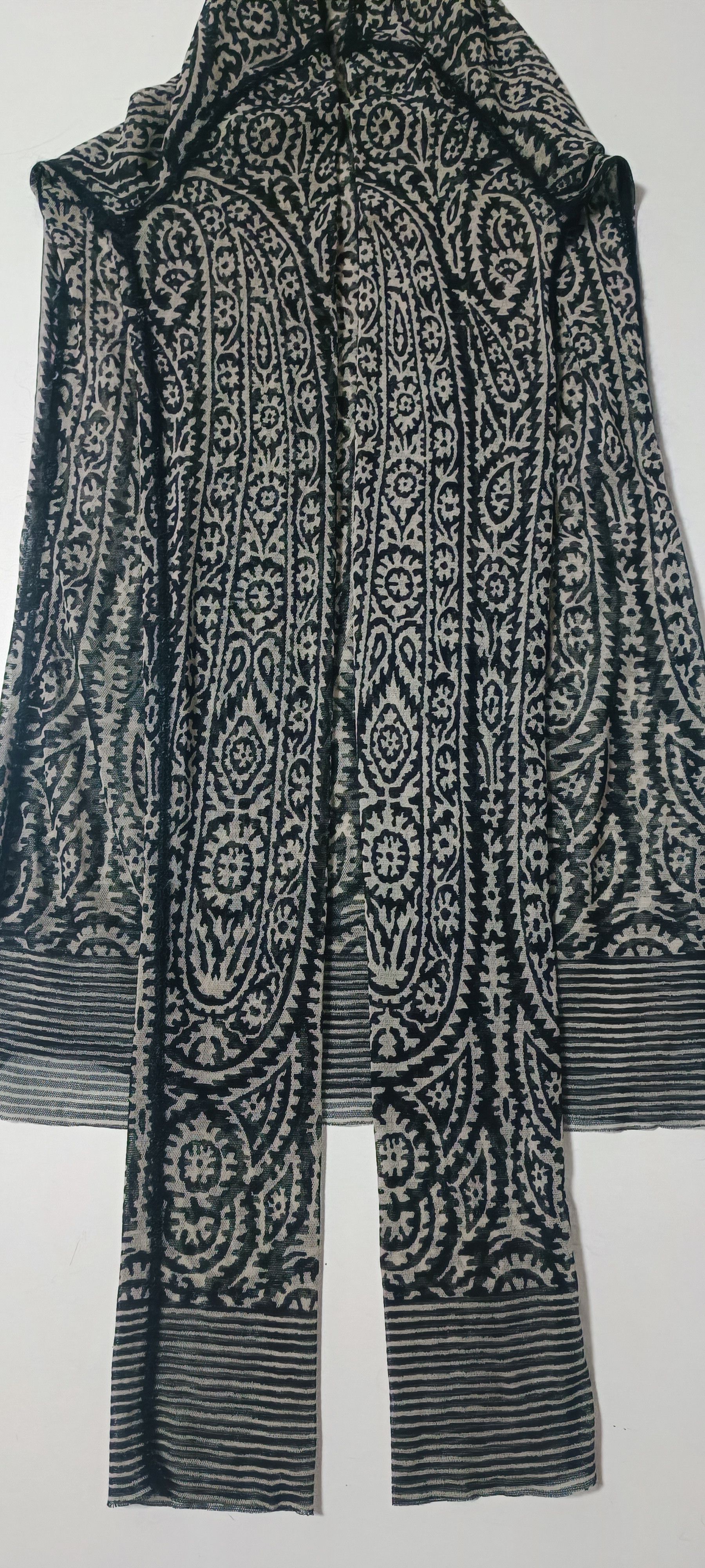 Jean Paul Gaultier 90's - Floral and paisley motifs mesh top Size M / US 6-8 / IT 42-44 - 20 Thumbnail
