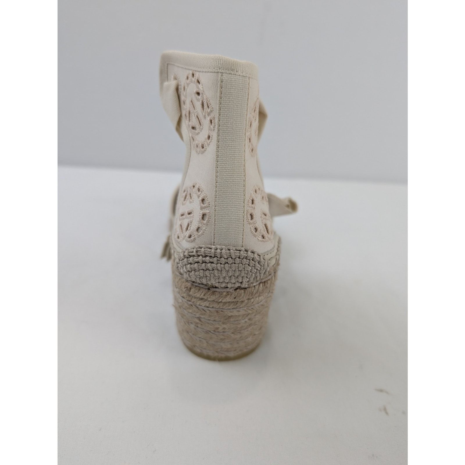 Gucci o1rshd1 Interlocking G canvas espadrille wedge sandal Size US 7 / IT 37 - 9 Thumbnail