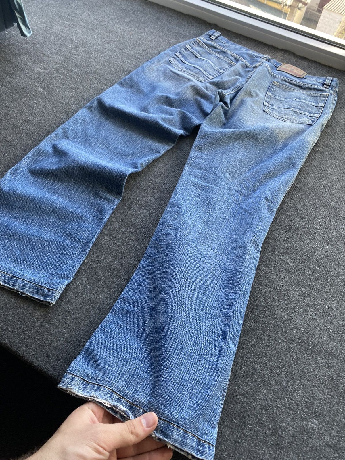 Diesel 🔥Opium Punk Diesel Blue denim jeans mens 33 bootcut goth Size US 33 - 4 Thumbnail