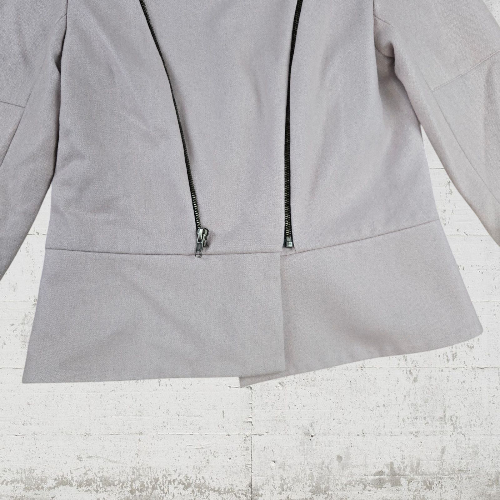 Barneys New York Vintage Barneys Pink Wool Blend Moto Jacket Size 6 Size M / US 6-8 / IT 42-44 - 4 Thumbnail