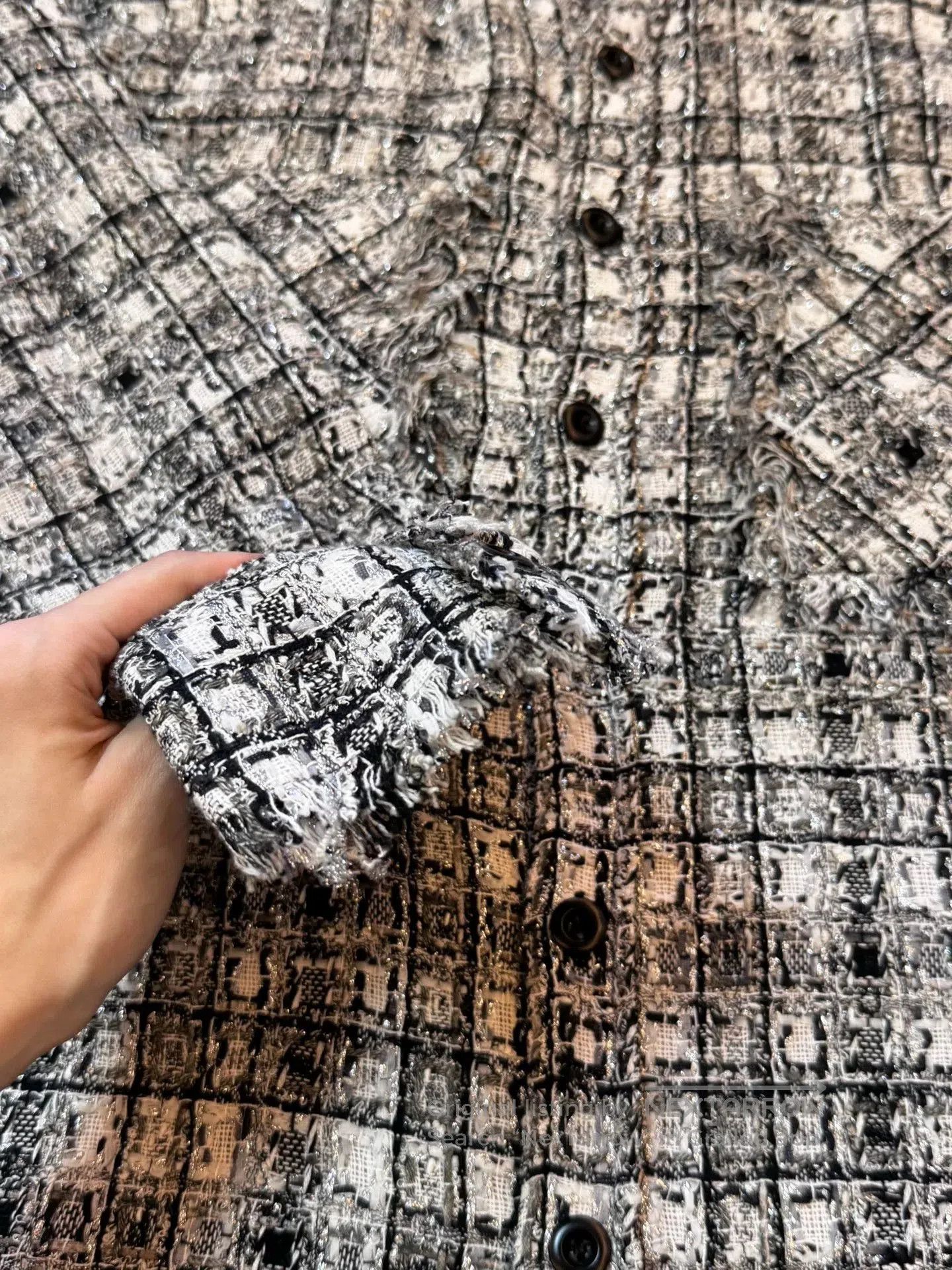 Faith Connexion Faith Connexion Black White Checkered Shirt. Size US S / EU 44-46 / 1 - 5 Thumbnail