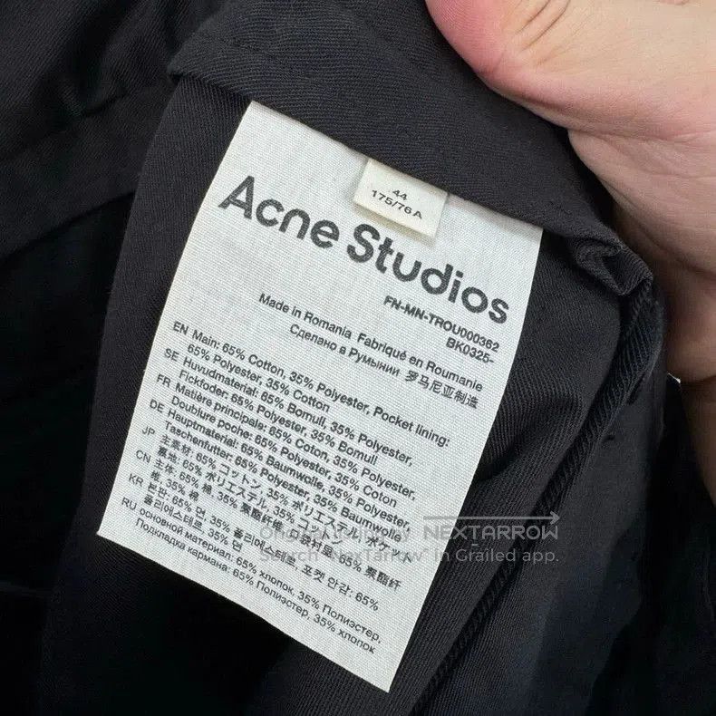 Acne Studios Acne Studios Black Casual Pants. Size US 44 / EU 60 - 6 Thumbnail