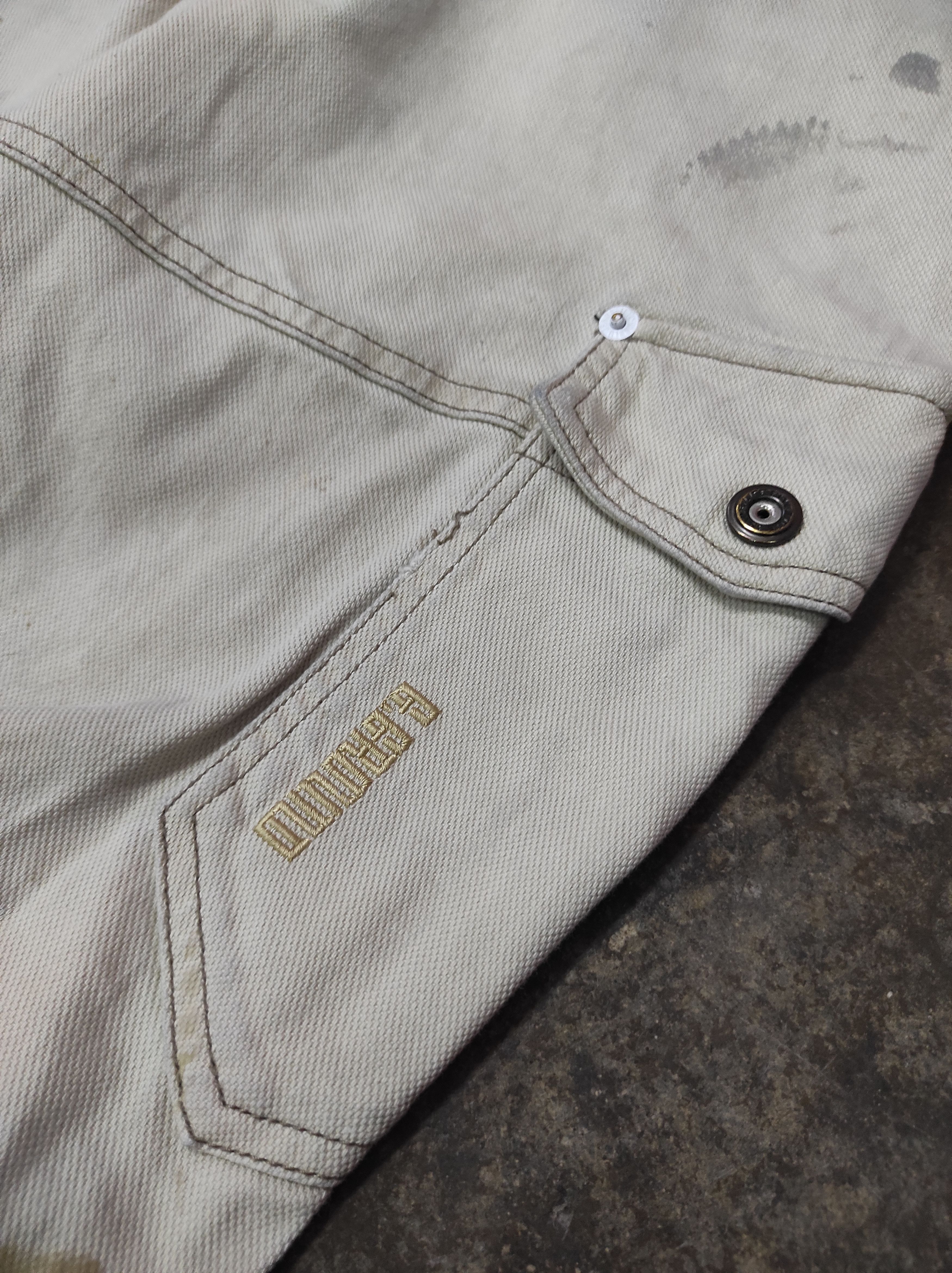 Japanese Brand G . GROUND TACTICAL CARGO POCKET DENIM JEANS DISTRESSED Size US 30 / EU 46 - 4 Thumbnail