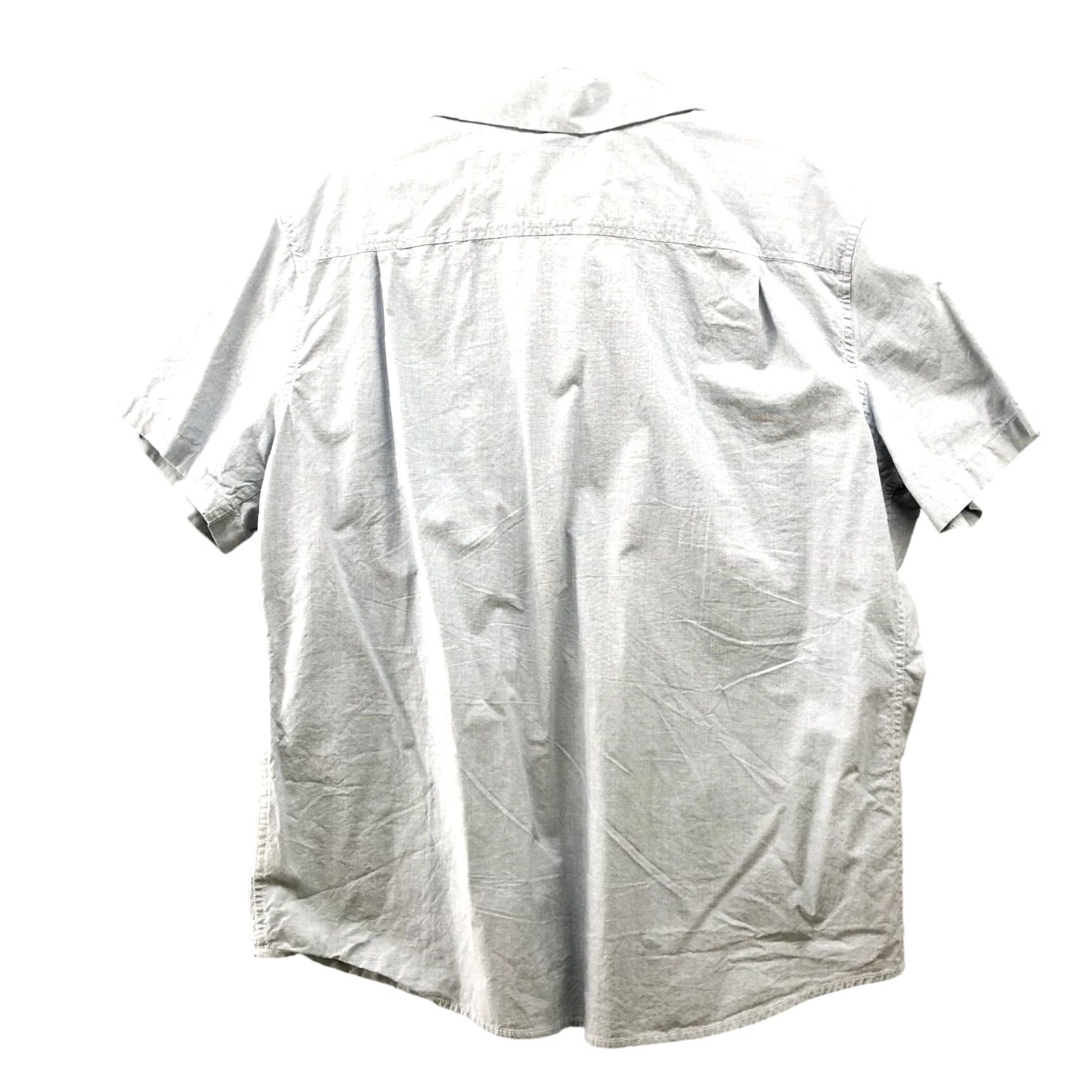 Vintage Goodfellow & Co Button-Up Shirt Mens XXL Light Blue Short Sleeve Cotton Blend Casual Shirt Size US XXL / EU 58 / 5 - 2 Thumbnail