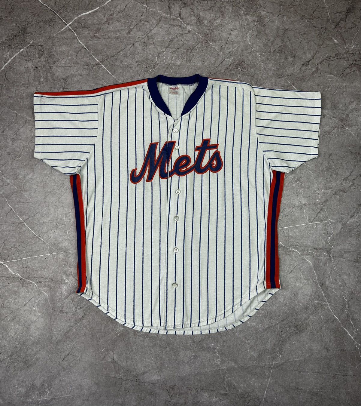 MLB Major League Mets MLB made in usa White Jersey Size US XL / EU 56 / 4 - 2 Thumbnail