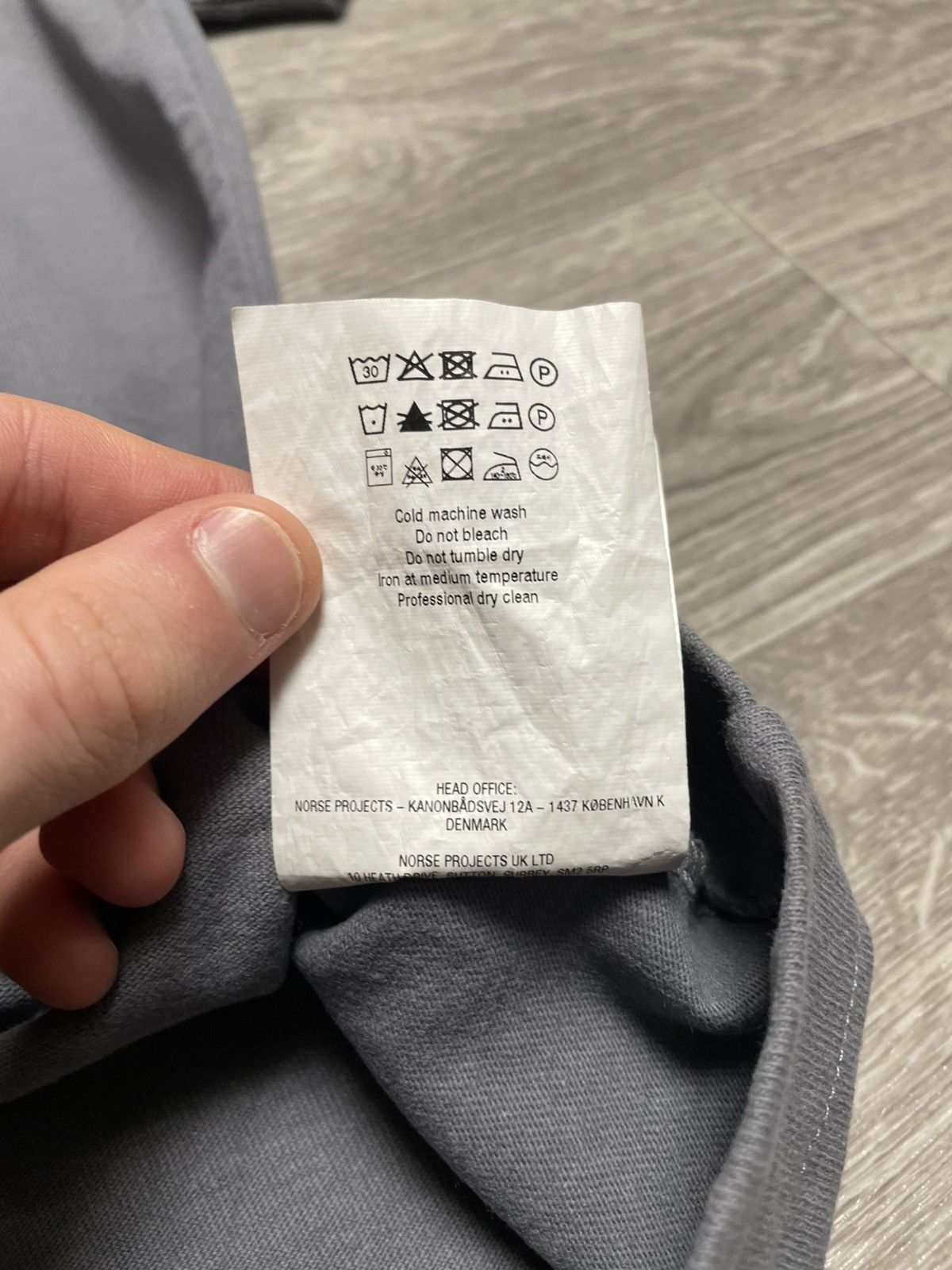 Norse Projects Norse Projects Gustav Tab Series Heavy Jersey Shirt Size US L / EU 52-54 / 3 - 11 Thumbnail