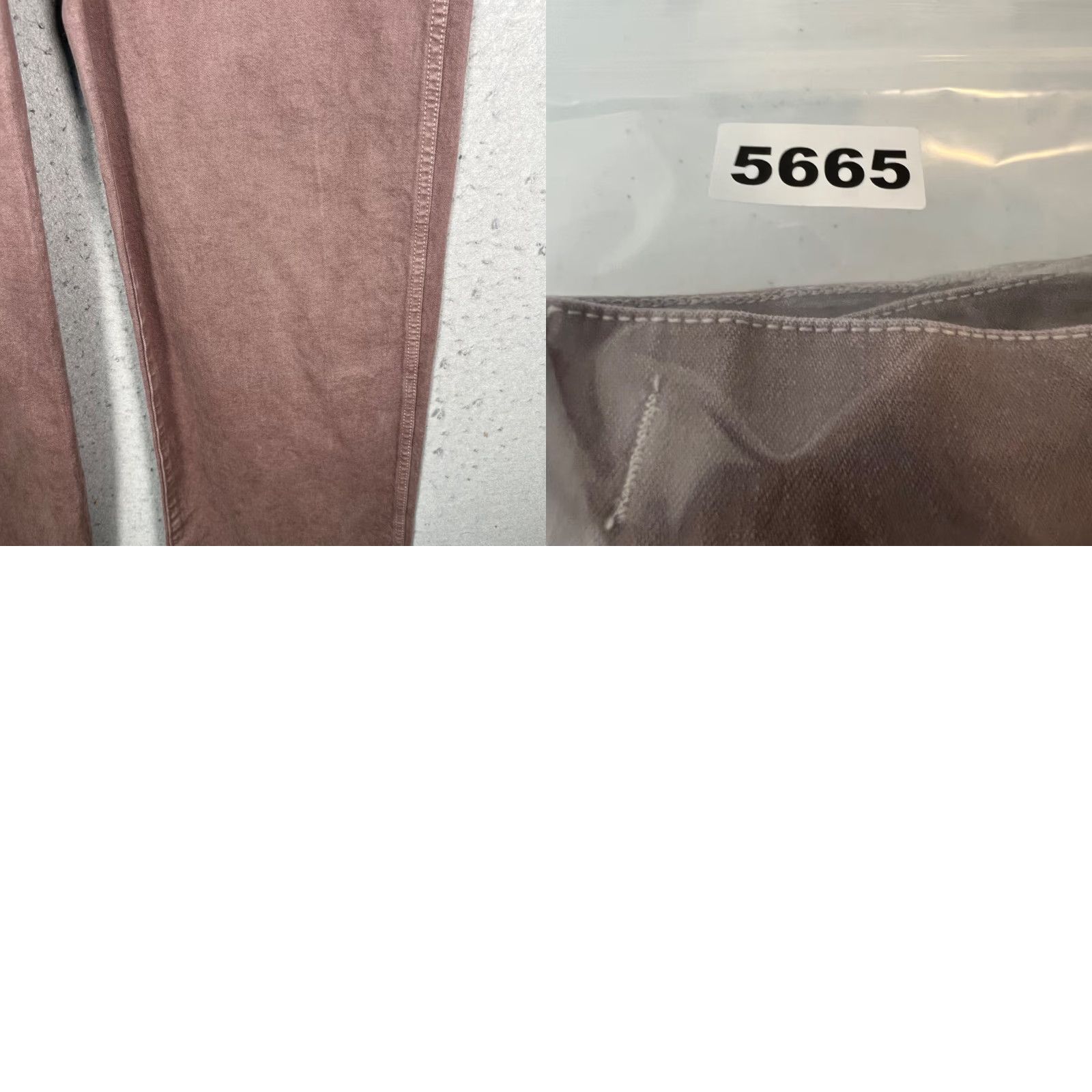 Madewell Madewell Pants Womens 25 Wide-Leg Stretch Cotton High Waist Mauve Size 42" / US 20 - 9 Thumbnail