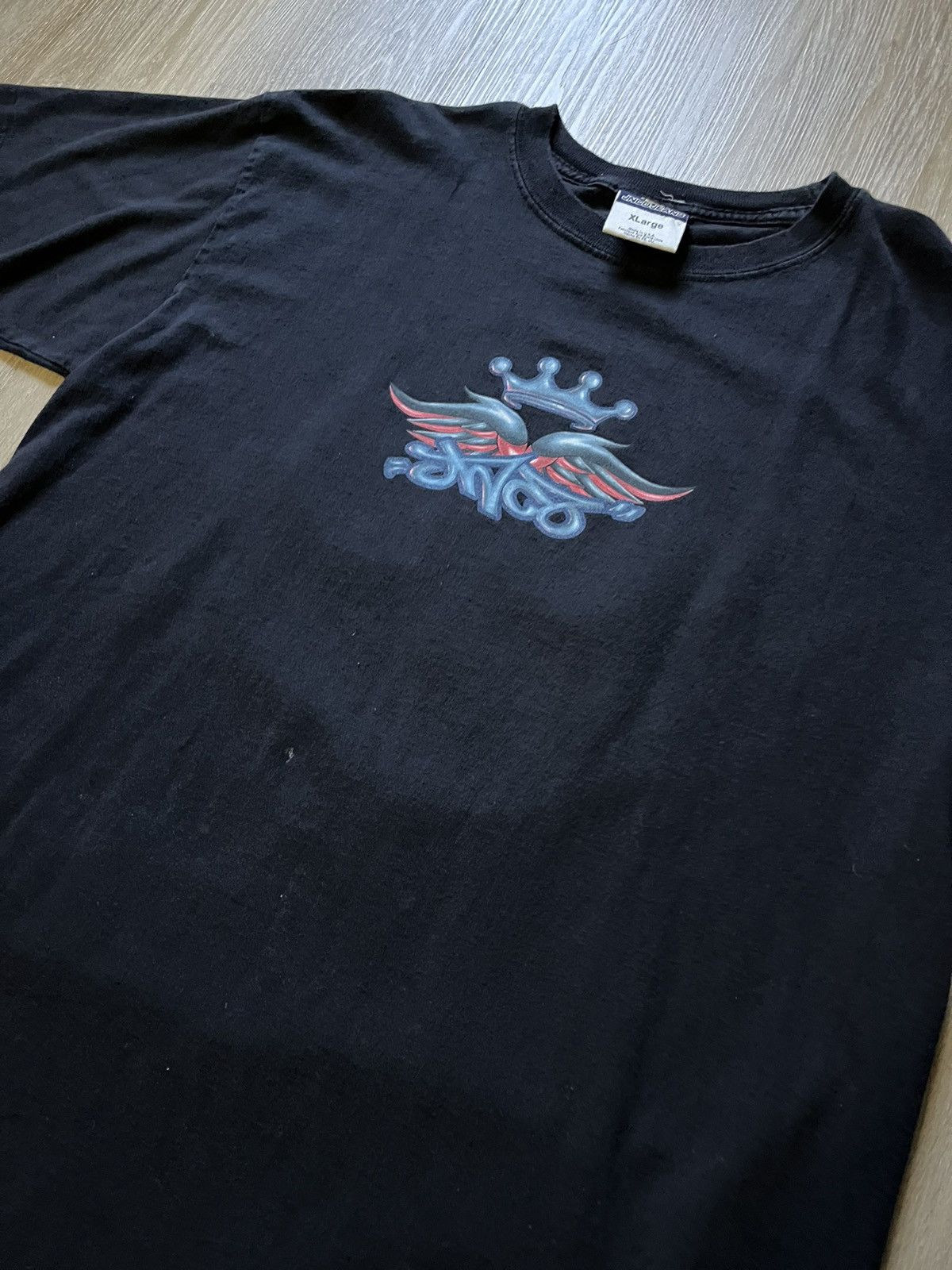 JNCO × Vintage JNCO Jeans Crown & Wings T-Shirt Size US XL / EU 56 / 4 - 1 Thumbnail