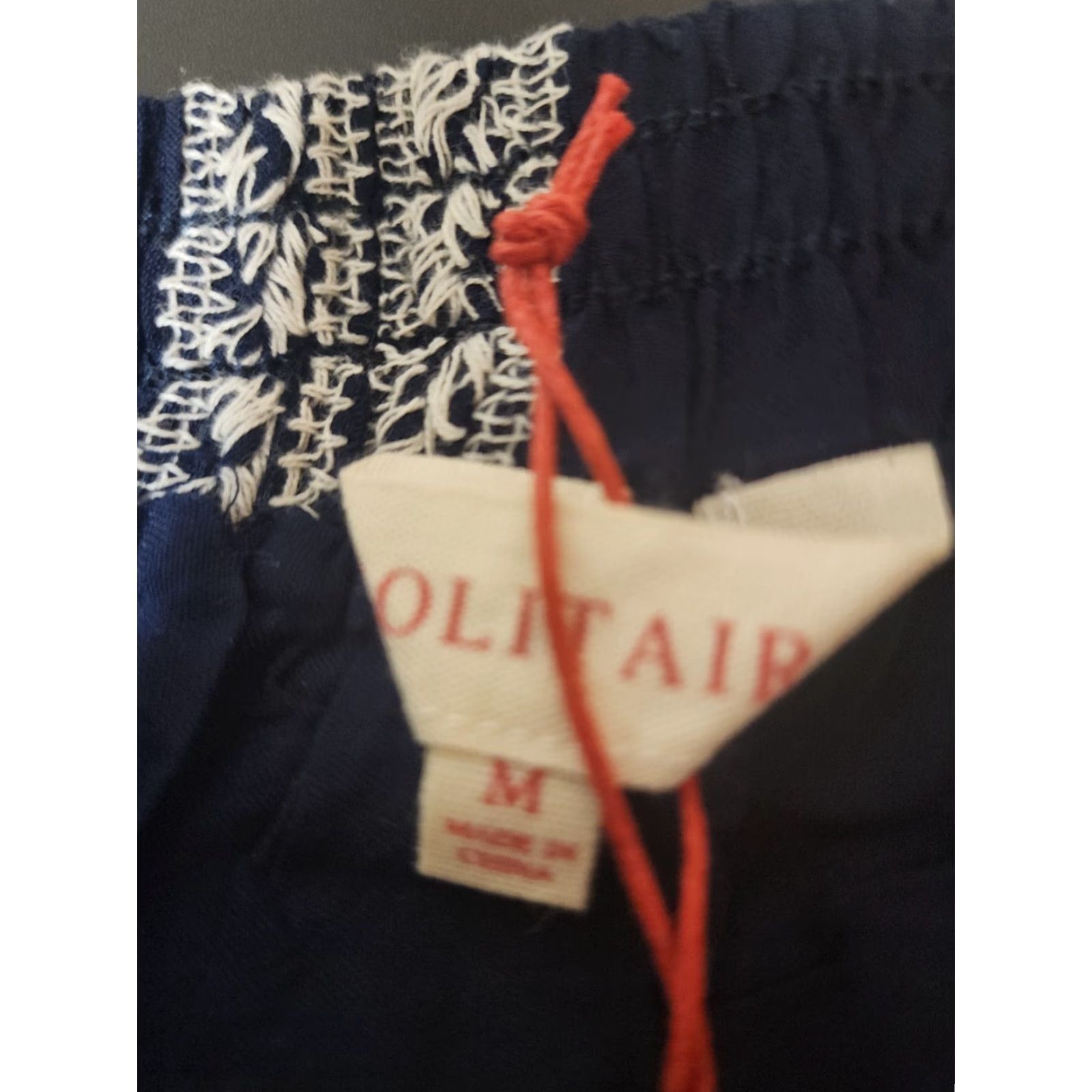 Anthropologie NWT Solitaire Anthropologie Women's Floral Embroidered Above Knee Blue Skirt M Size 32" / US 10 / IT 46 - 3 Thumbnail