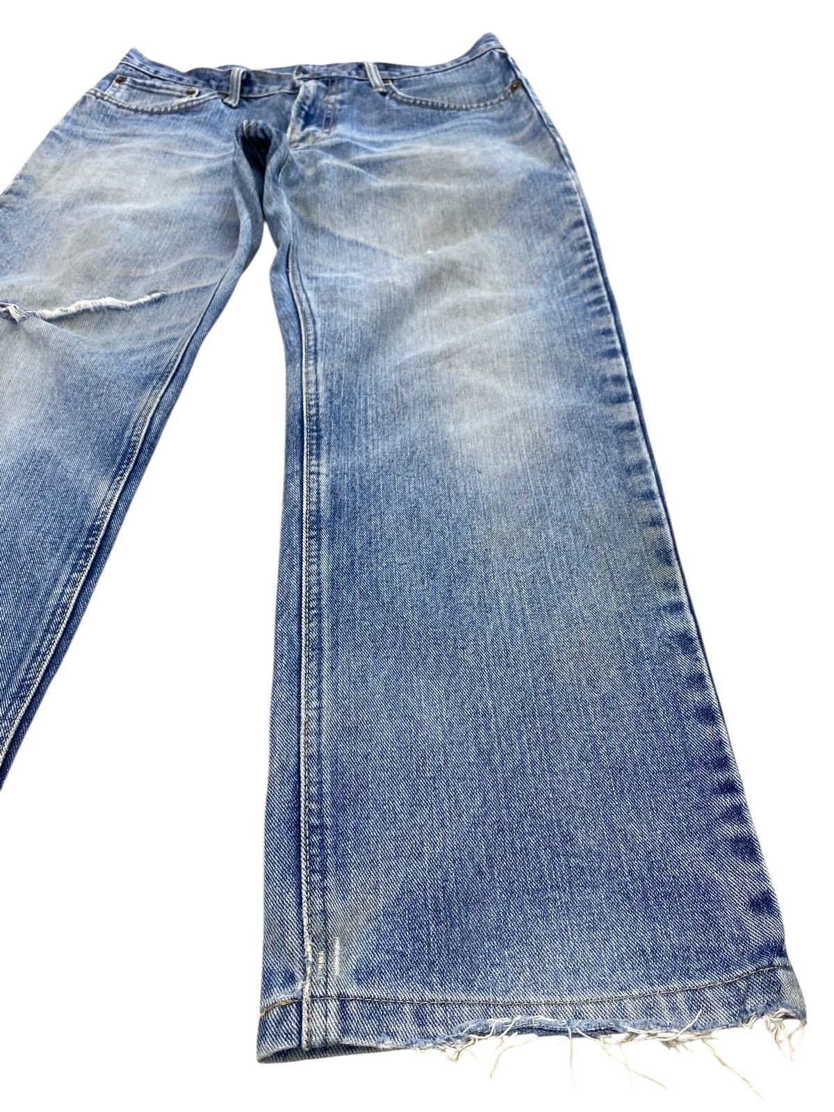 Edwin Edwin Faded Wash Ripped Style Loose Jeans Size US 32 / EU 48 - 8 Thumbnail
