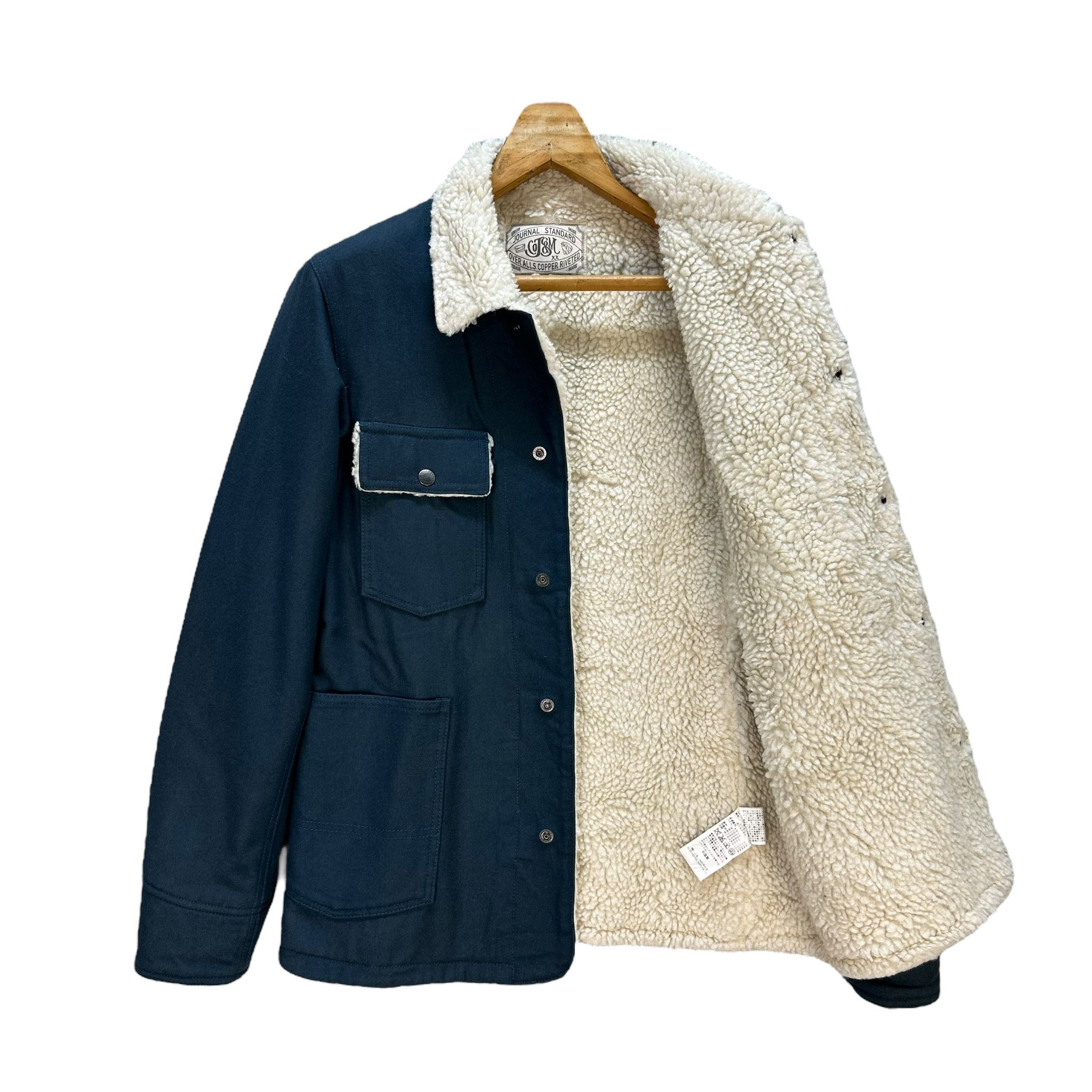 Journal Standard Journal Standard Four Pocket Sherpa Jacket #A28-0632 Size US M / EU 48-50 / 2 - 7 Thumbnail