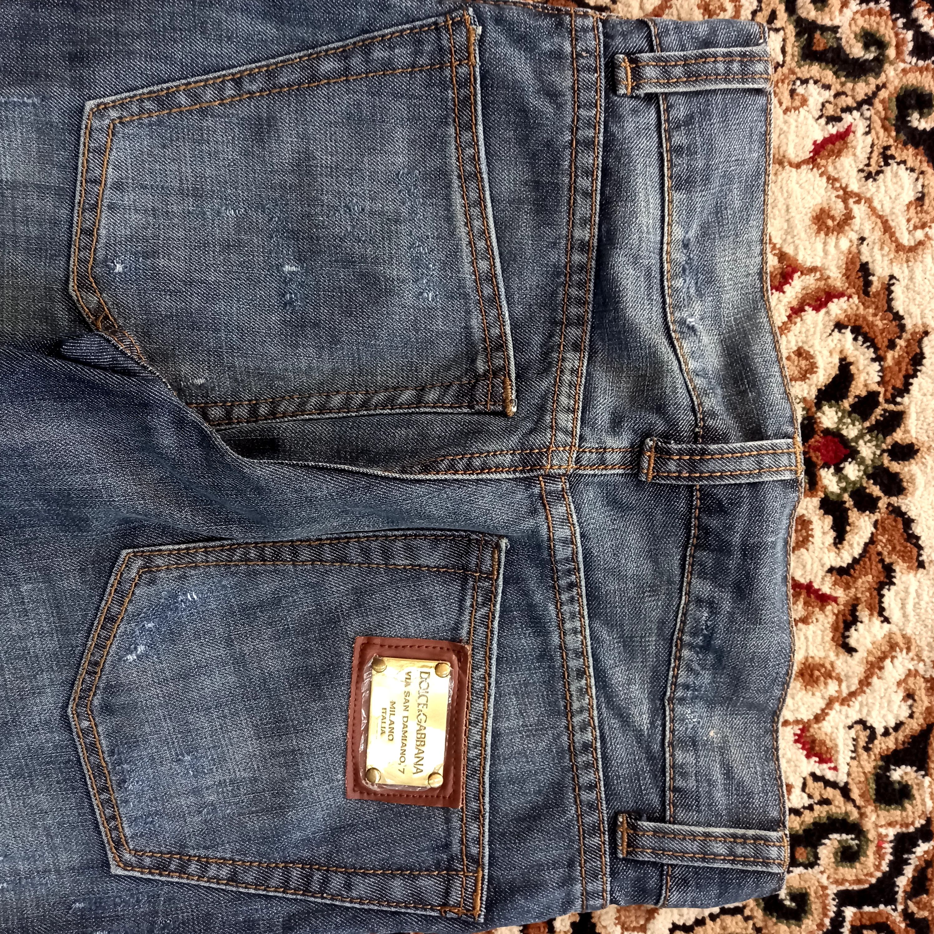 Dolce & Gabbana Dolce & Gabbana Ripped Jeans Size 28" / US 6 / IT 42 - 4 Thumbnail