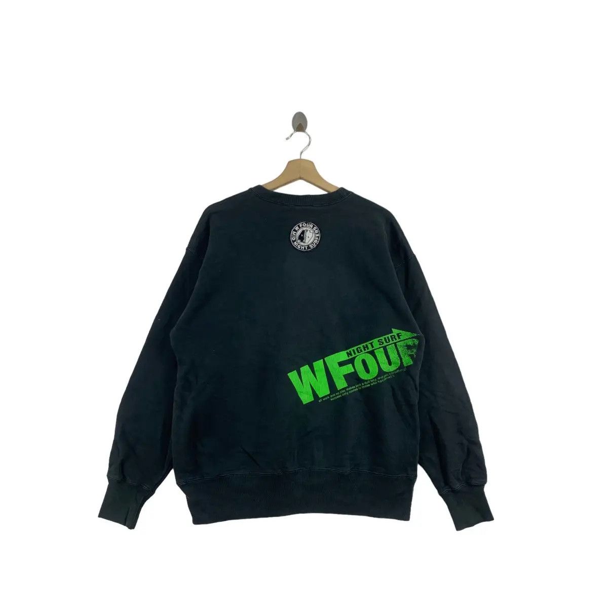 Vintage Vintage W4 NIGHT SURF Sexy Bikini Surfing Wave Sweatshirt Size US XL / EU 56 / 4 - 7 Thumbnail