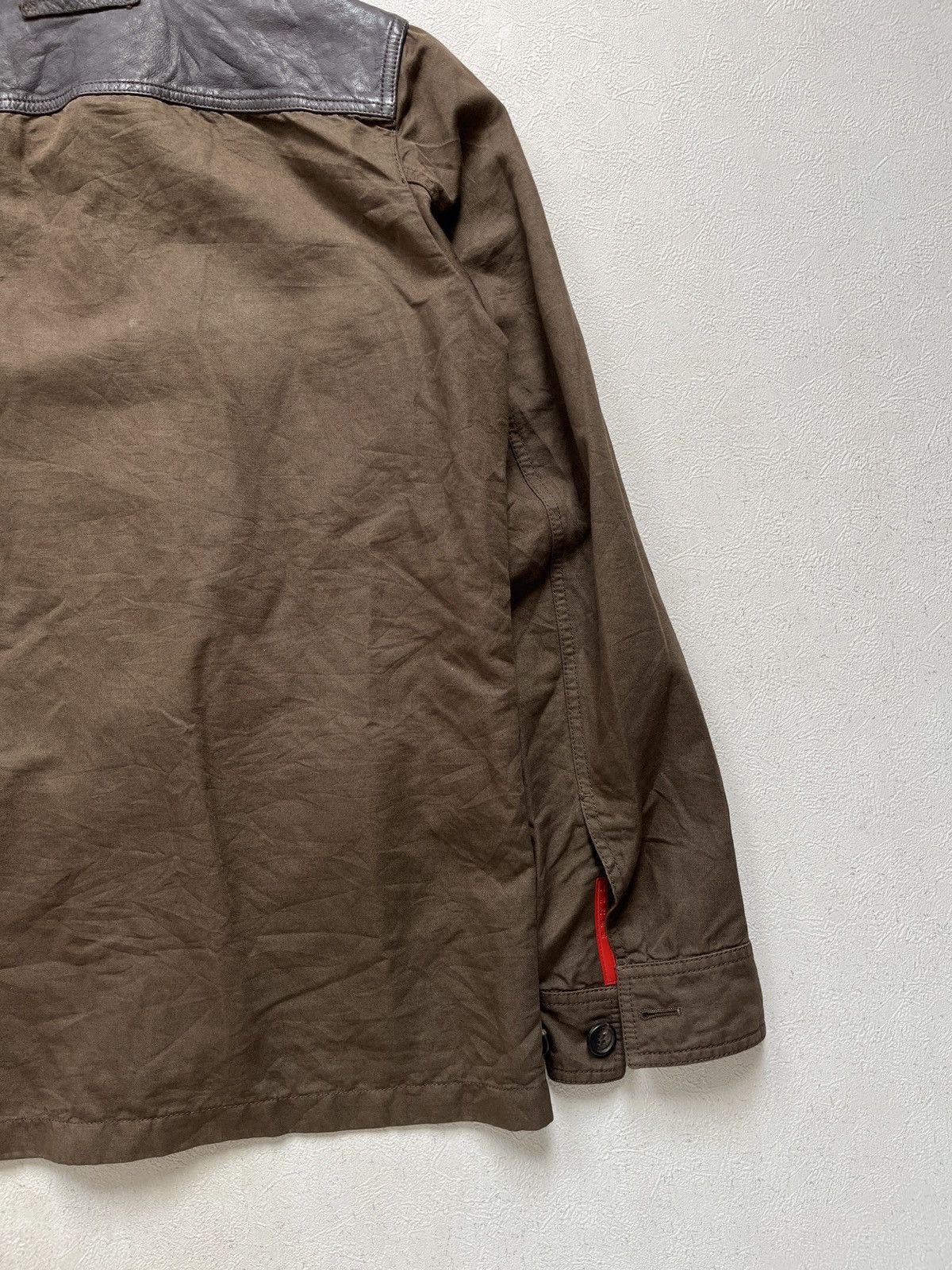 Prada 00’s Prada Sport Linen Leather Field Jacket Size US S / EU 44-46 / 1 - 15 Thumbnail