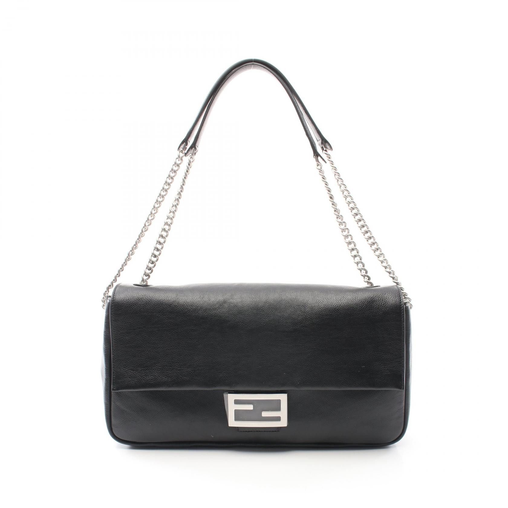 Fendi Fendi Baguette Leather Shoulder Bag Leather Shoulder Bag 8Br828As7A F1Qd0 in Black, Women's