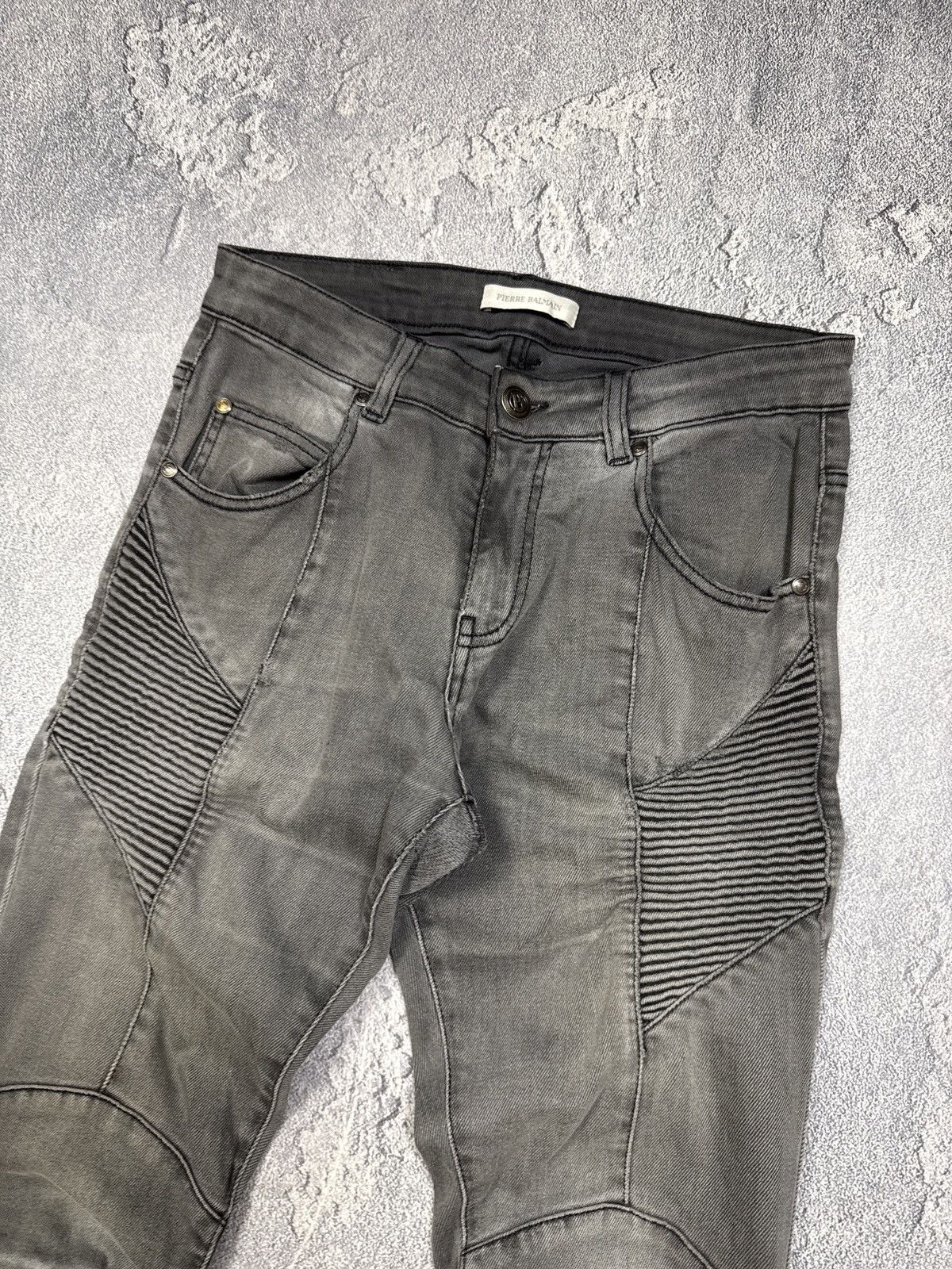 Balmain Archive Pierre Balmain Biker Pants Vintage Luxury Designer Size US 30 / EU 46 - 3 Thumbnail