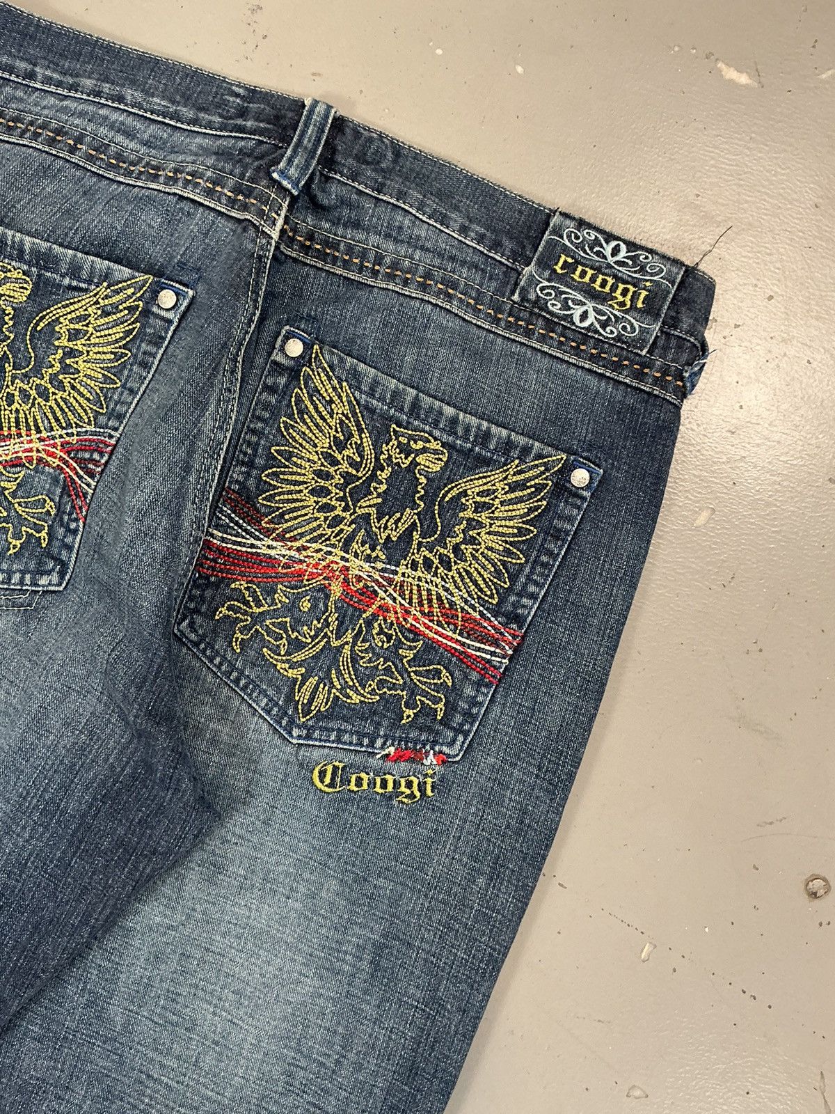 Coogi × Vintage Vintage Coogi thread bird 🦆 embroidered denim Size US 38 / EU 54 - 13 Thumbnail