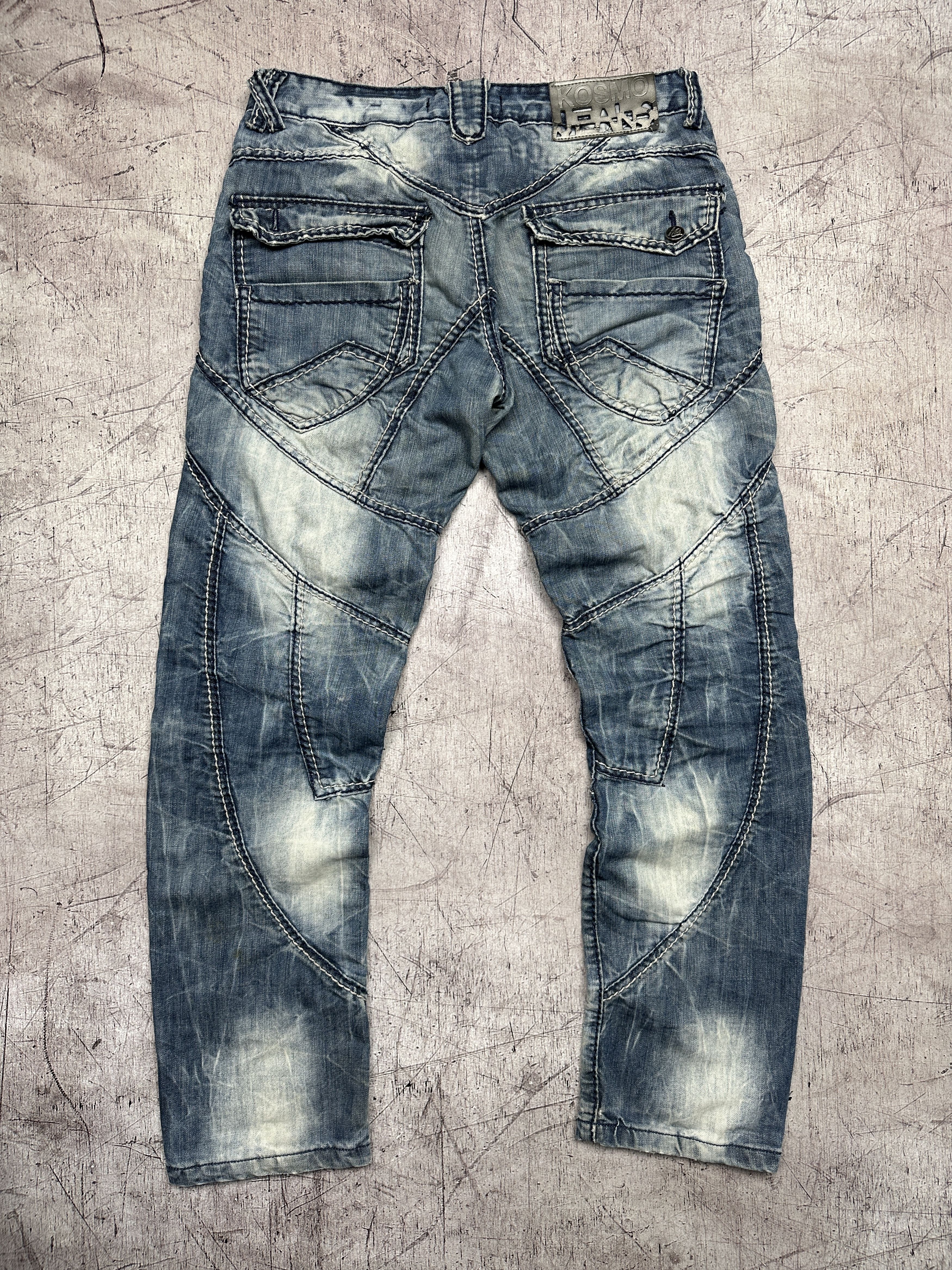 Japanese Brand × Vintage K&M Kosmo Lupo Vintage Mens Denim Pants Jeans Size US 32 / EU 48 - 7 Thumbnail