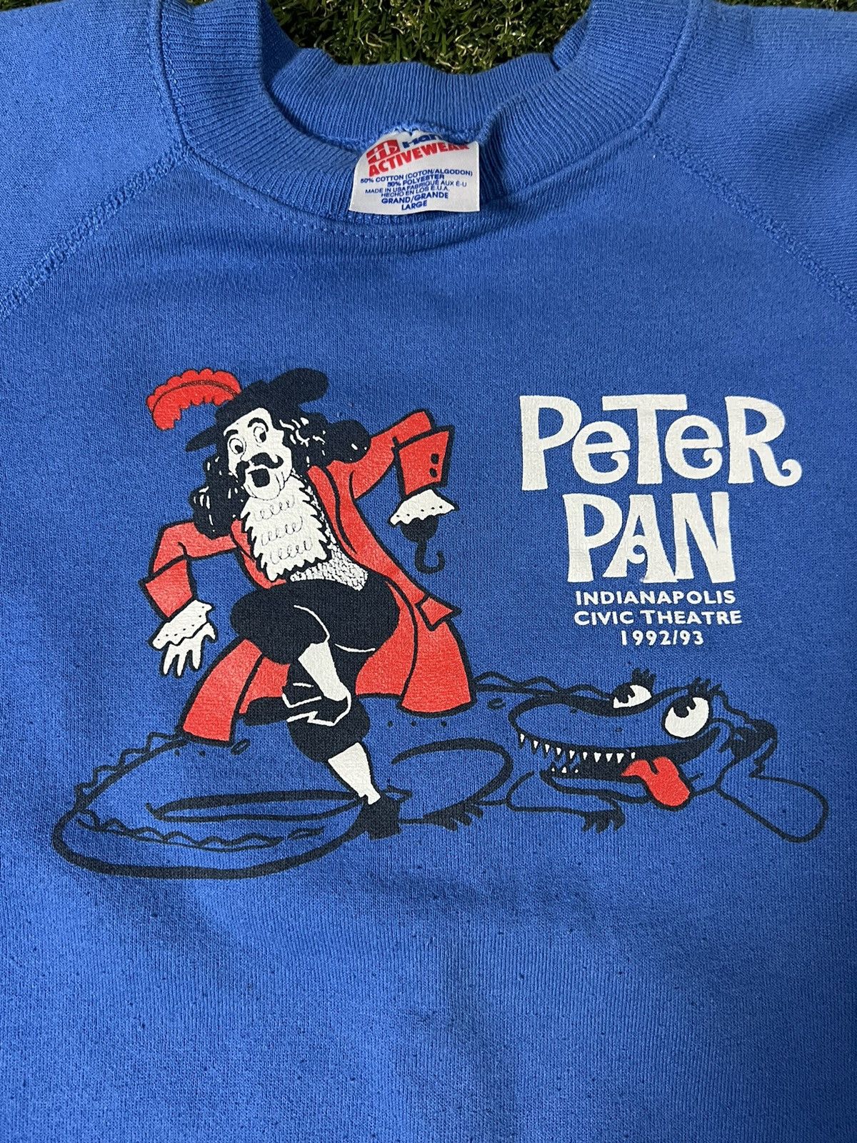 Disney Vintage 90’s Peter Pan Captain Hook Cartoon Musical Crewneck Size US L / EU 52-54 / 3 - 2 Thumbnail