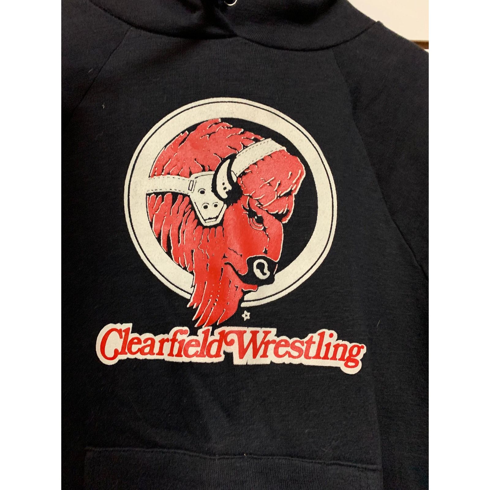 Hanes Vintage clearfield wrestling hoodie Sweatshirt size medium Size US M / EU 48-50 / 2 - 2 Thumbnail
