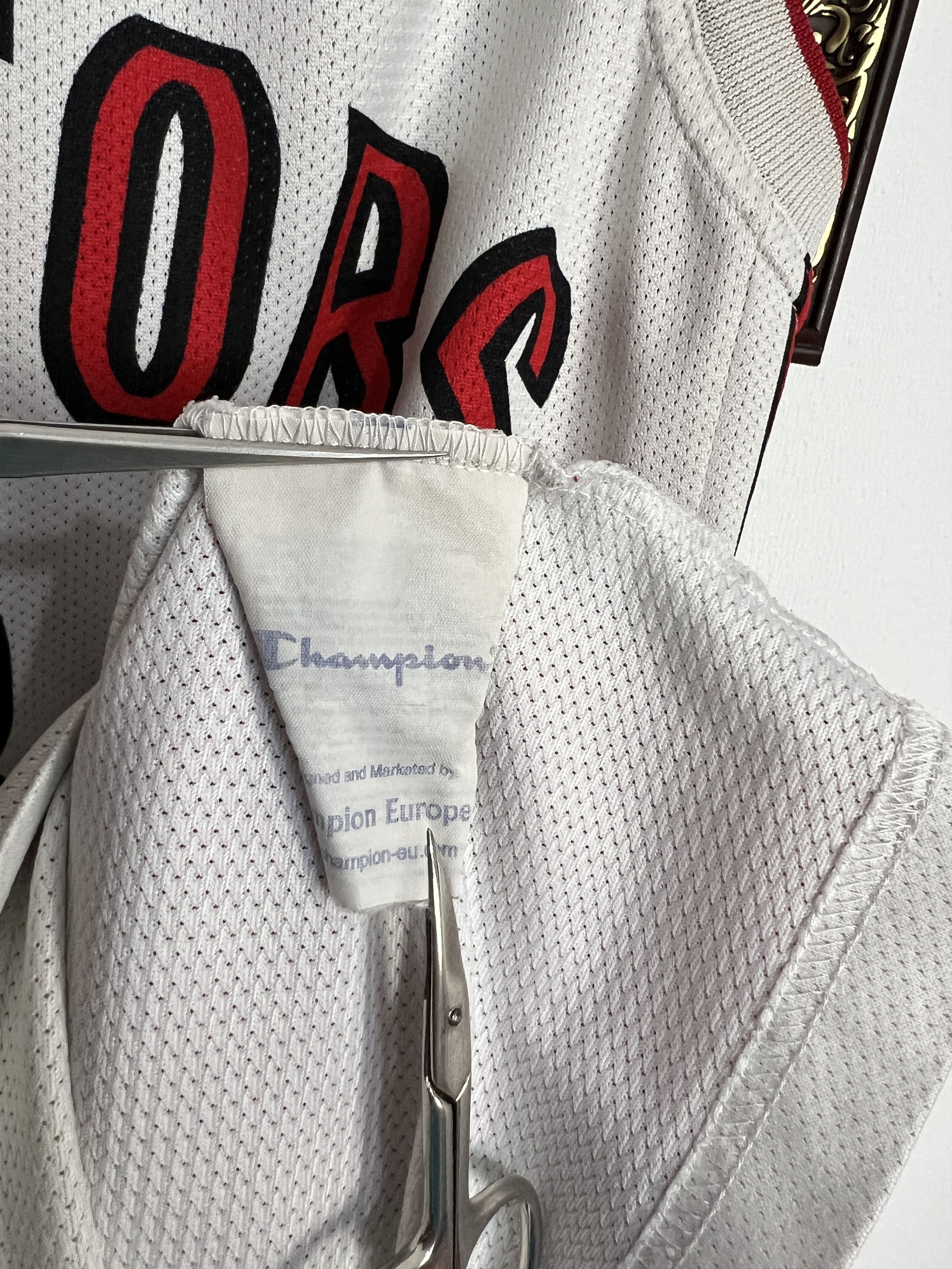 Vintage 90's Champion Toronto Raptors Calderon NBA Jersey