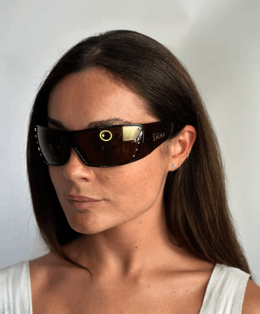 Dior DIOR Sunglasses Stelle/N Wrap Shield Mask Ski Galliano Size ONE SIZE - 2 Thumbnail