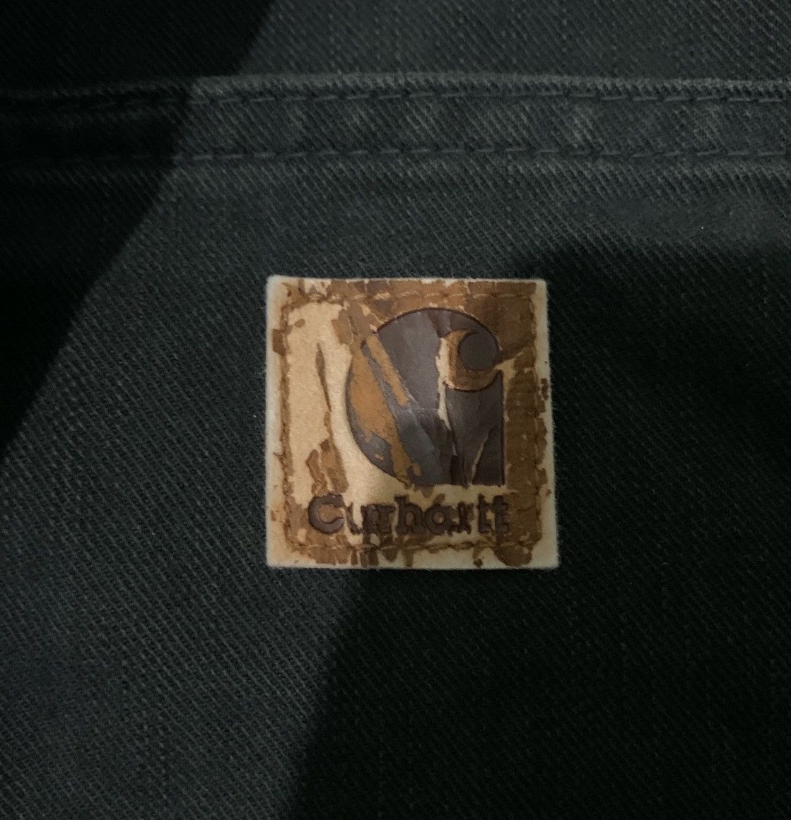 Carhartt VINTAGE CARHARTT DENIM HOODIE CHORE JACKET BUTTON BLACK Size US L / EU 52-54 / 3 - 8 Thumbnail