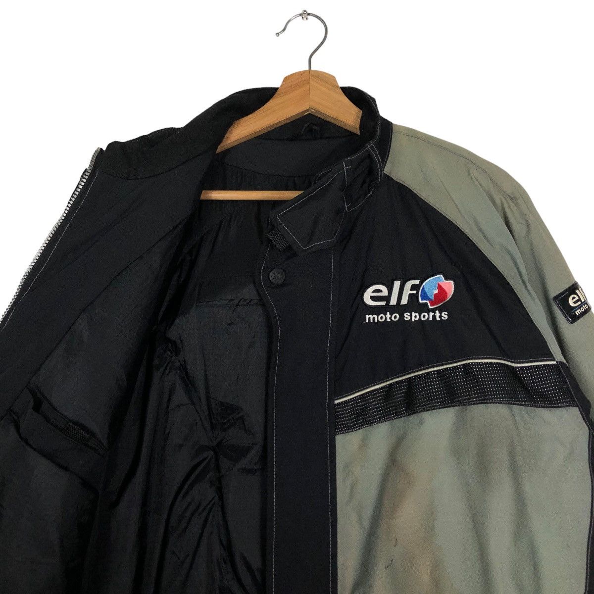 Japanese Brand 🔥Vtg Motorcycle Racing Jacket Big Logo Elf Motor Sports Size US L / EU 52-54 / 3 - 11 Thumbnail