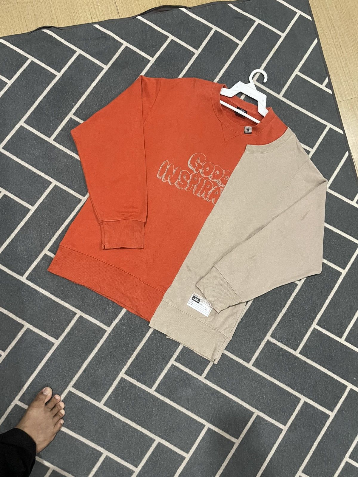 Maison MIHARA YASUHIRO Miharayasuhiro Good Inspiration Half Split Jumper Sweater Size US XL / EU 56 / 4 - 21 Thumbnail