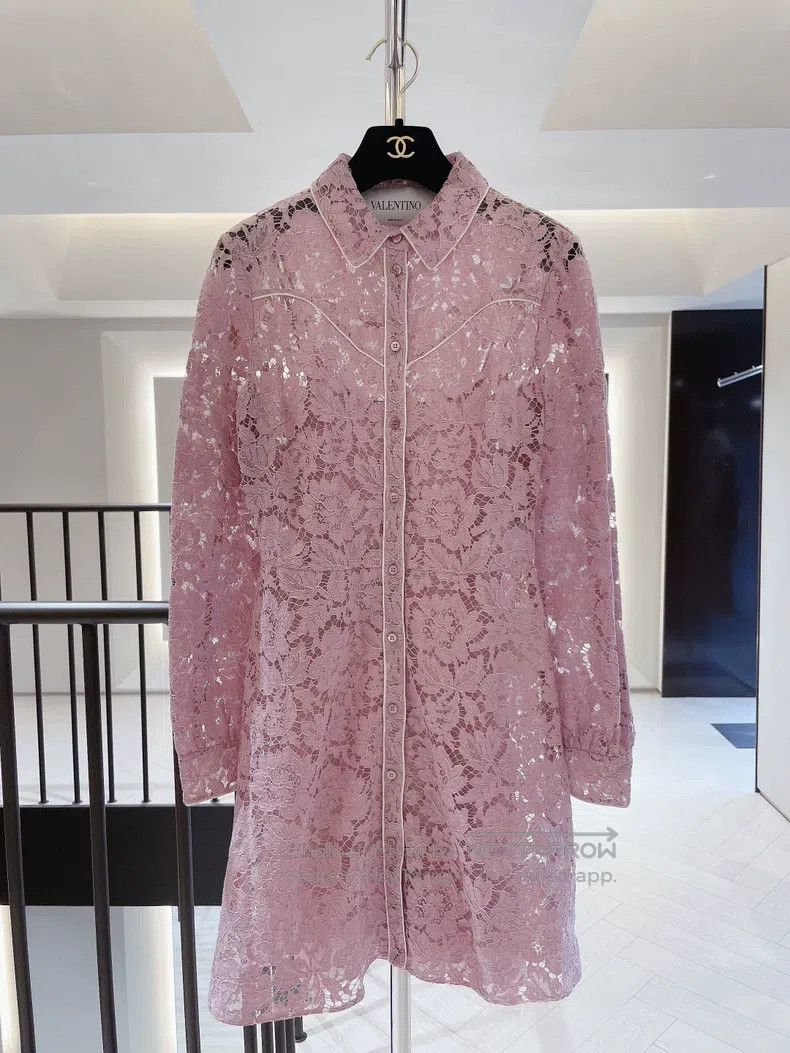 Valentino Valentino Lace shirt dress Size S / US 4 / IT 40 - 1 Thumbnail