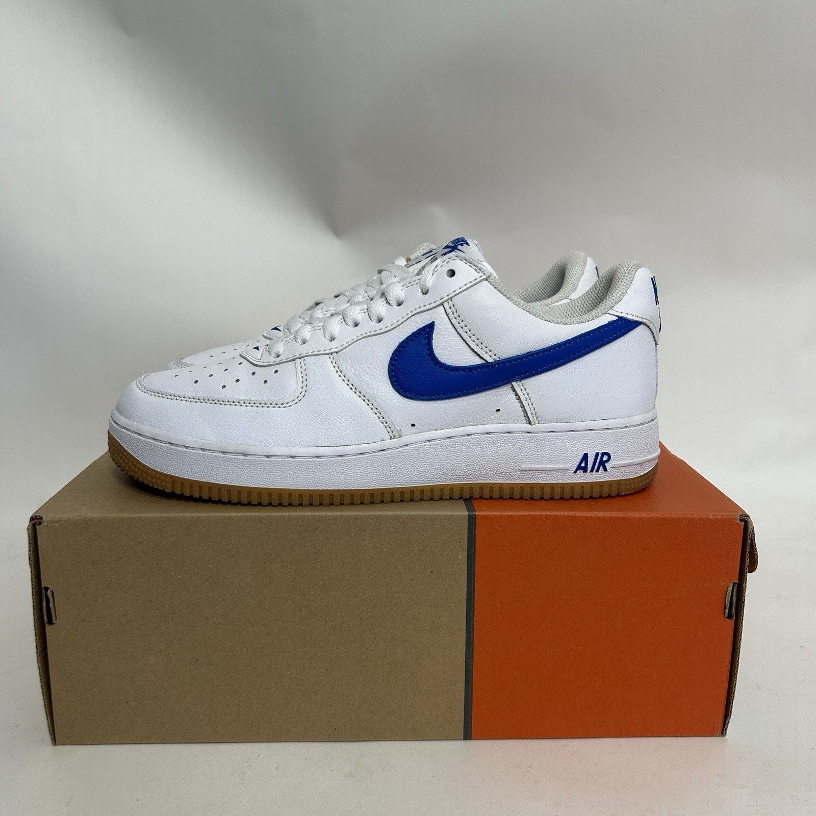 Nike Nike Air Force 1 Low Retro Color Of Month “White Royal Blue” Size US 9.5 / EU 42-43 - 6 Thumbnail