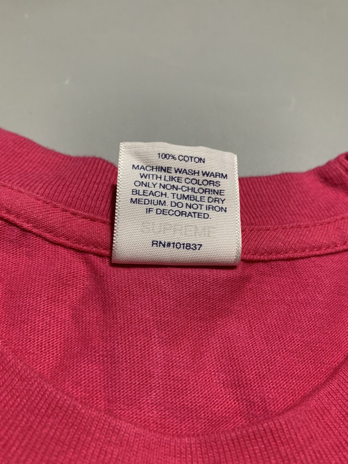 Supreme SUPREME ETERNAL TEE FW18 DARK PINK Size US S / EU 44-46 / 1 - 4 Thumbnail