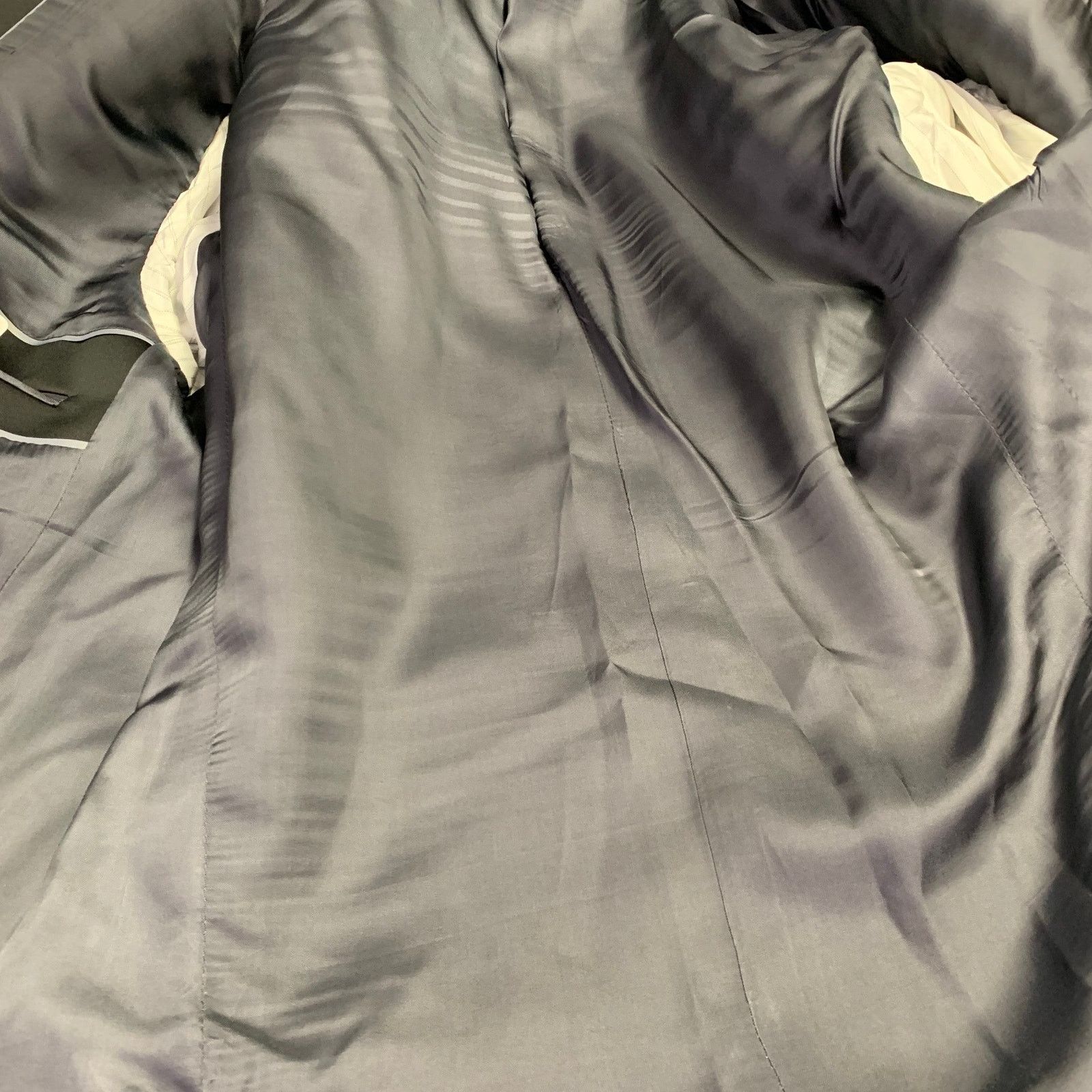 Duckie Brown DUCKIE BROWN Size 42 Navy Black Wool Tuxedo Sport Coat Size 42R - 7 Thumbnail