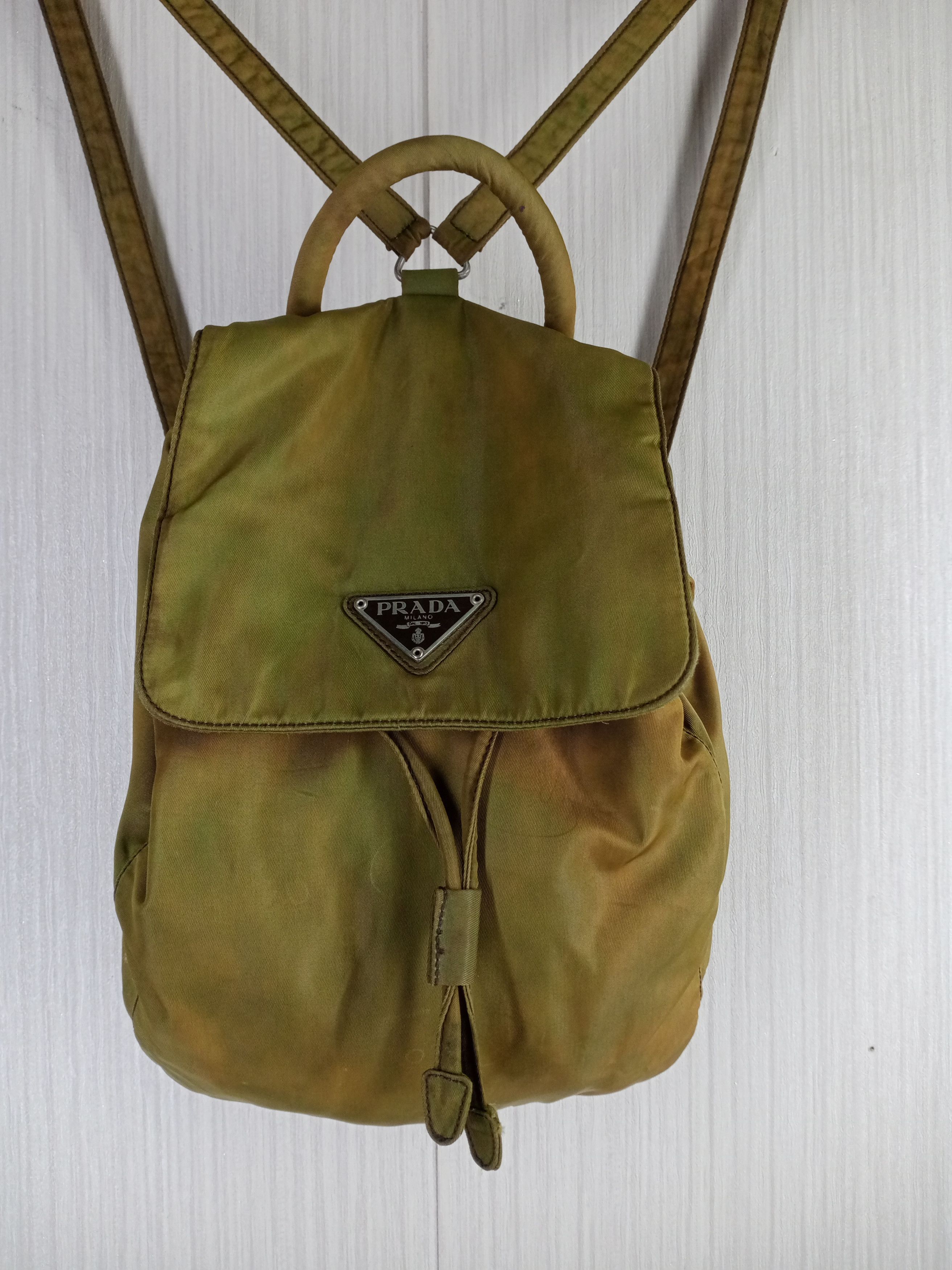 Prada Rare Vintage Prada Tessuto Nylon Mini Backpack Size ONE SIZE - 3 Thumbnail